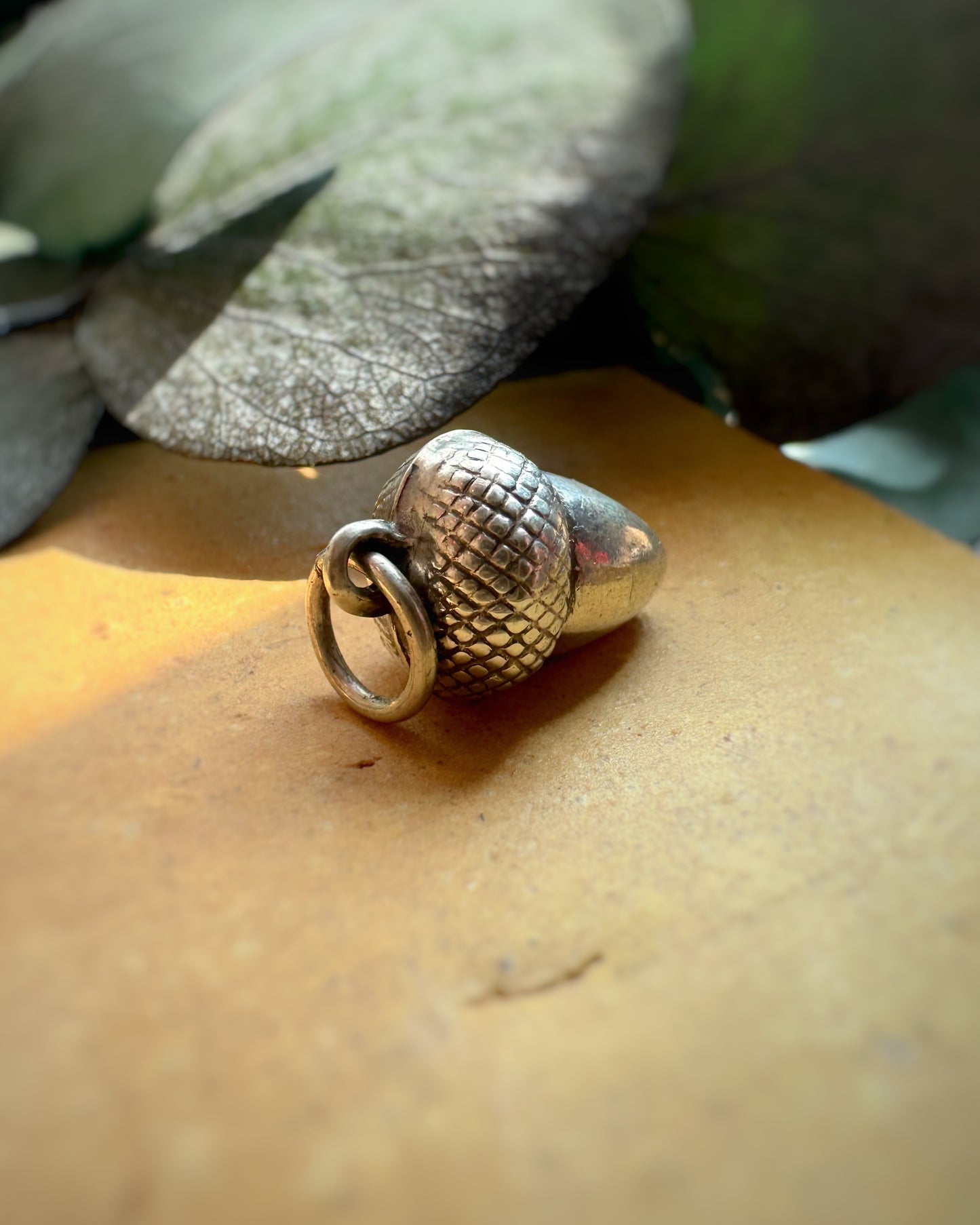 Mid-Century Lucky Acorn Charm