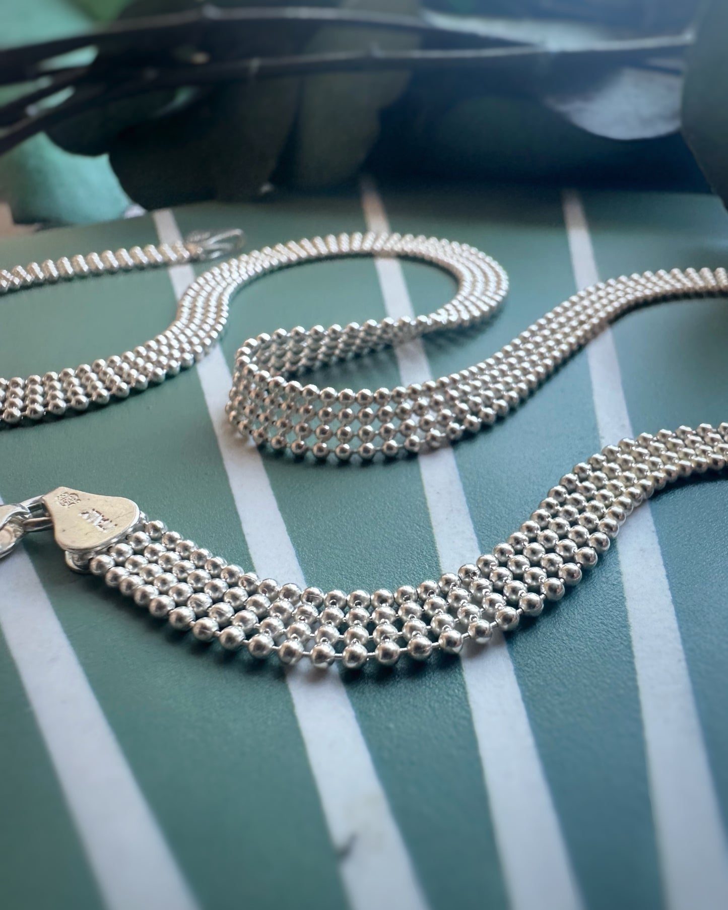 Vintage Ball Link Collar (18")