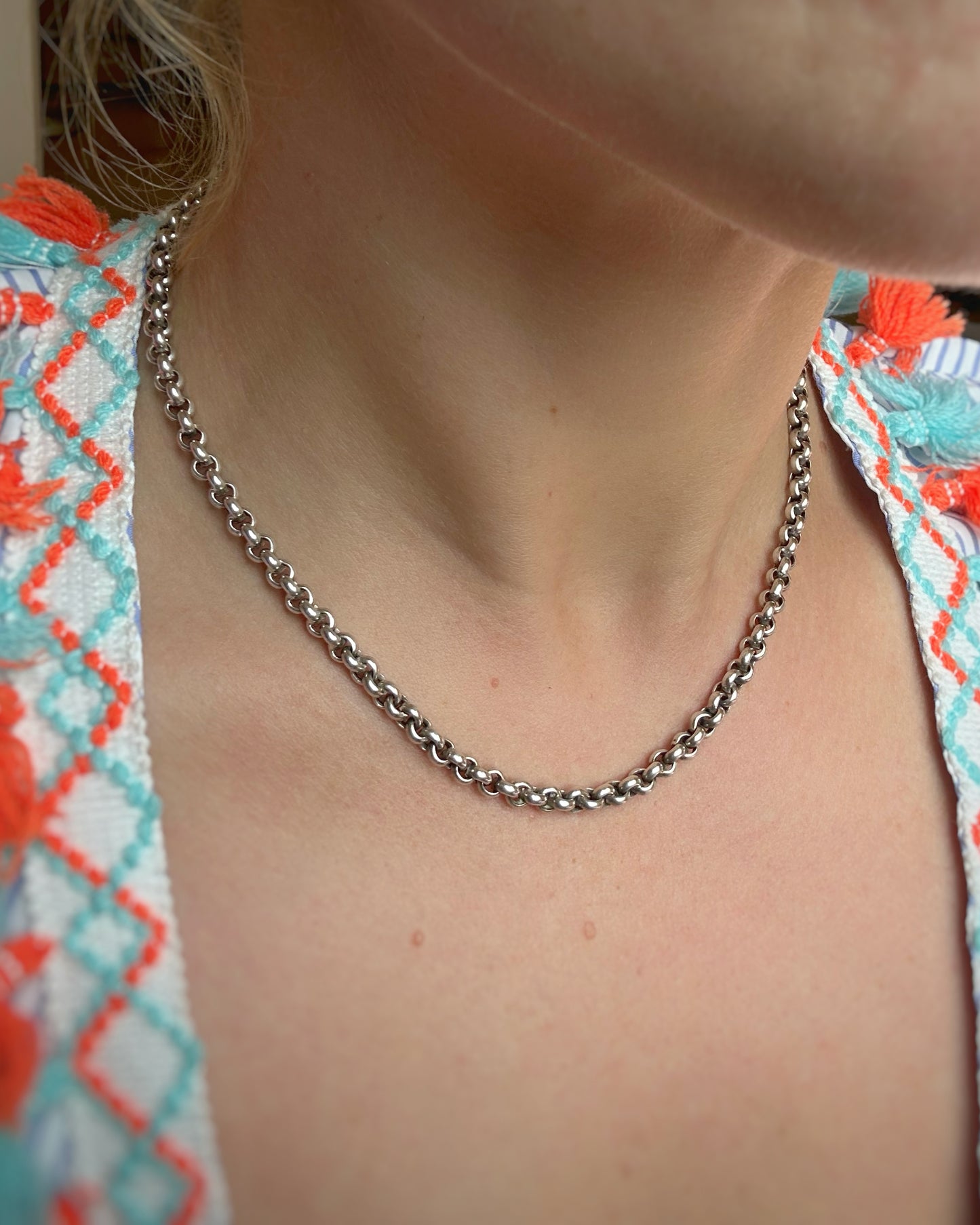 Vintage Puffy Belcher Chain (17.5")