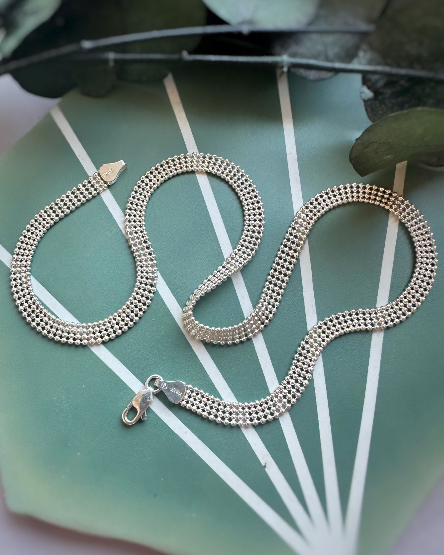 Vintage Ball Link Collar (18")