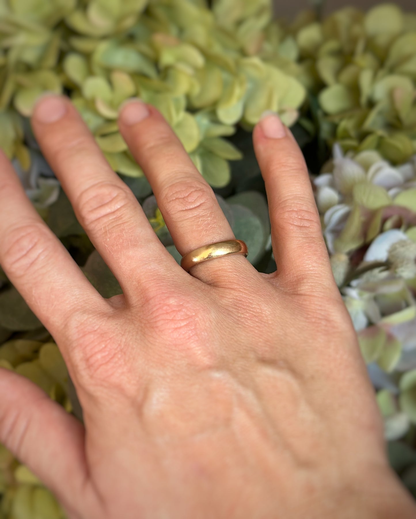 Vintage Chunky Wedding Band (M / 6.25)