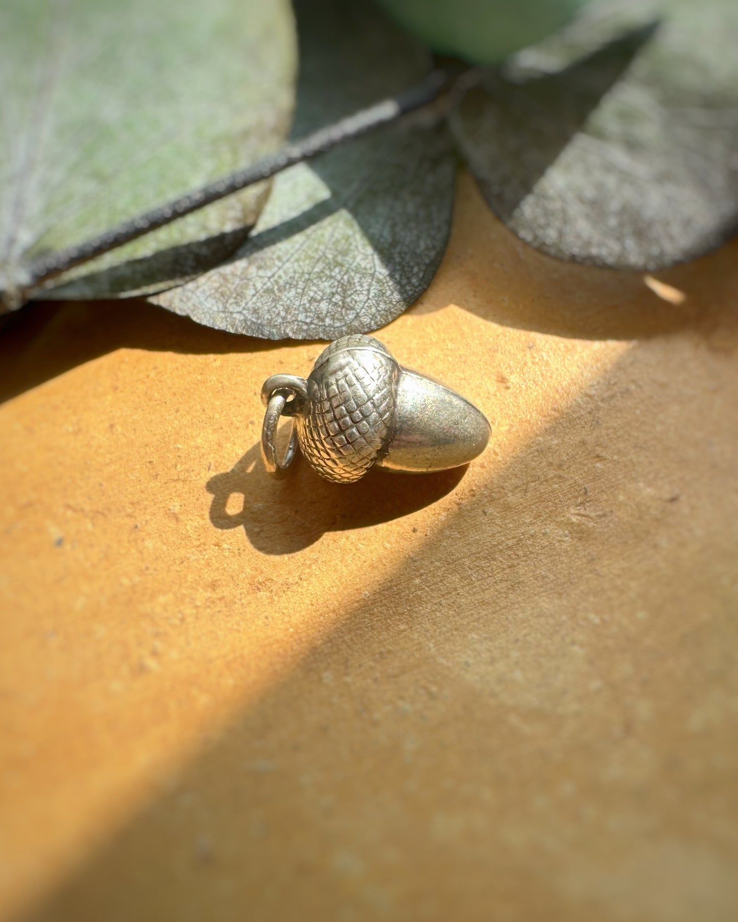 Mid-Century Lucky Acorn Charm
