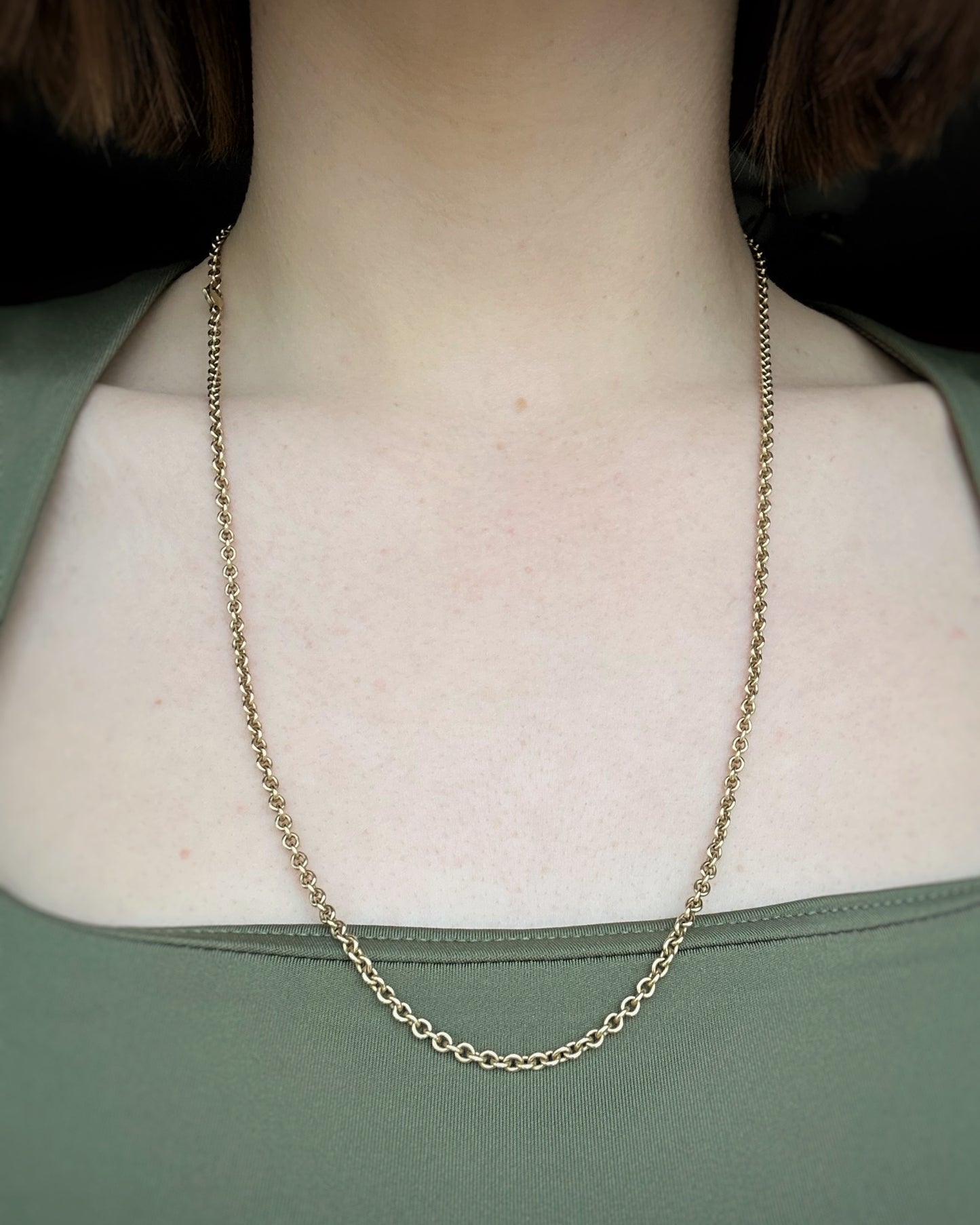 Vintage Extremely Wonderful Chunky Cable Chain (22.5")