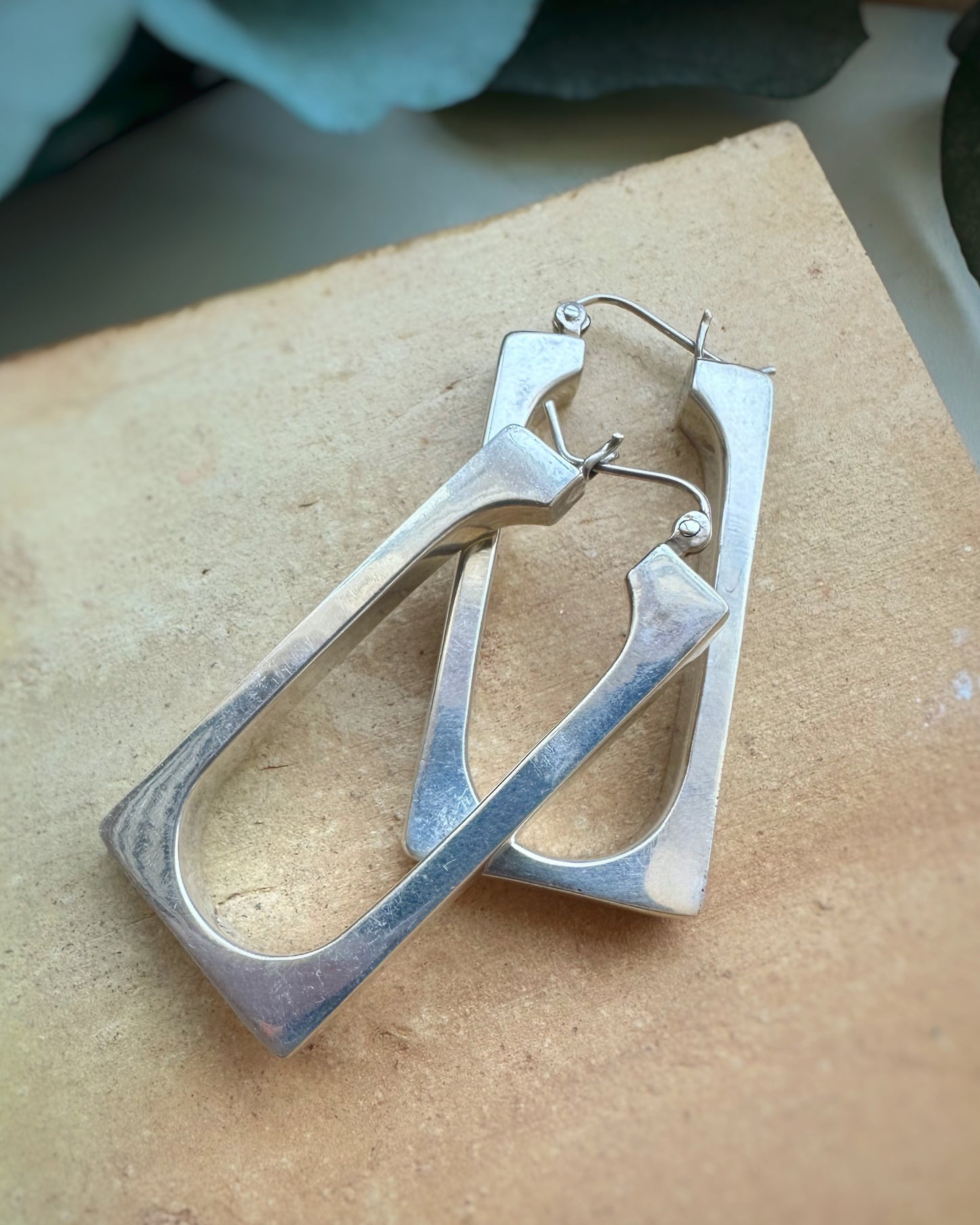 Vintage Oversized Hoops (46mm)