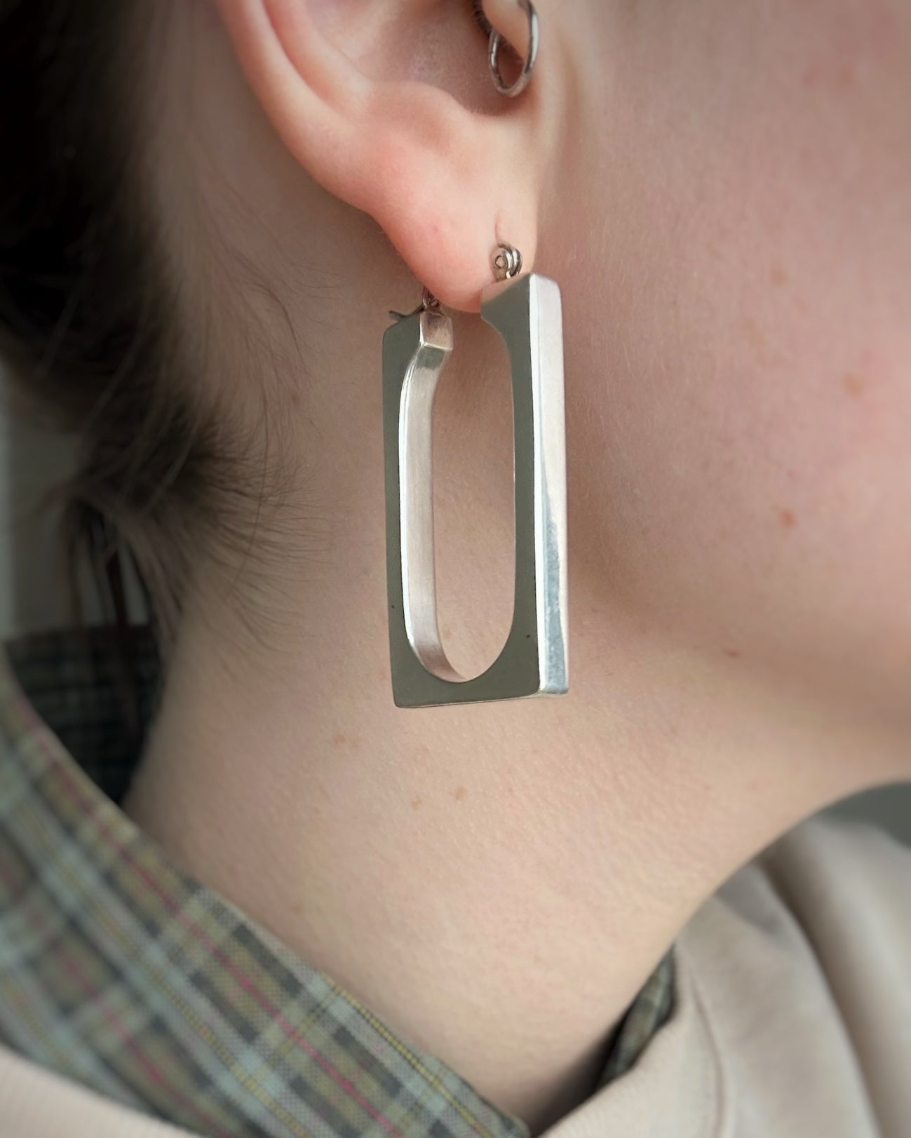Vintage Oversized Hoops (46mm)
