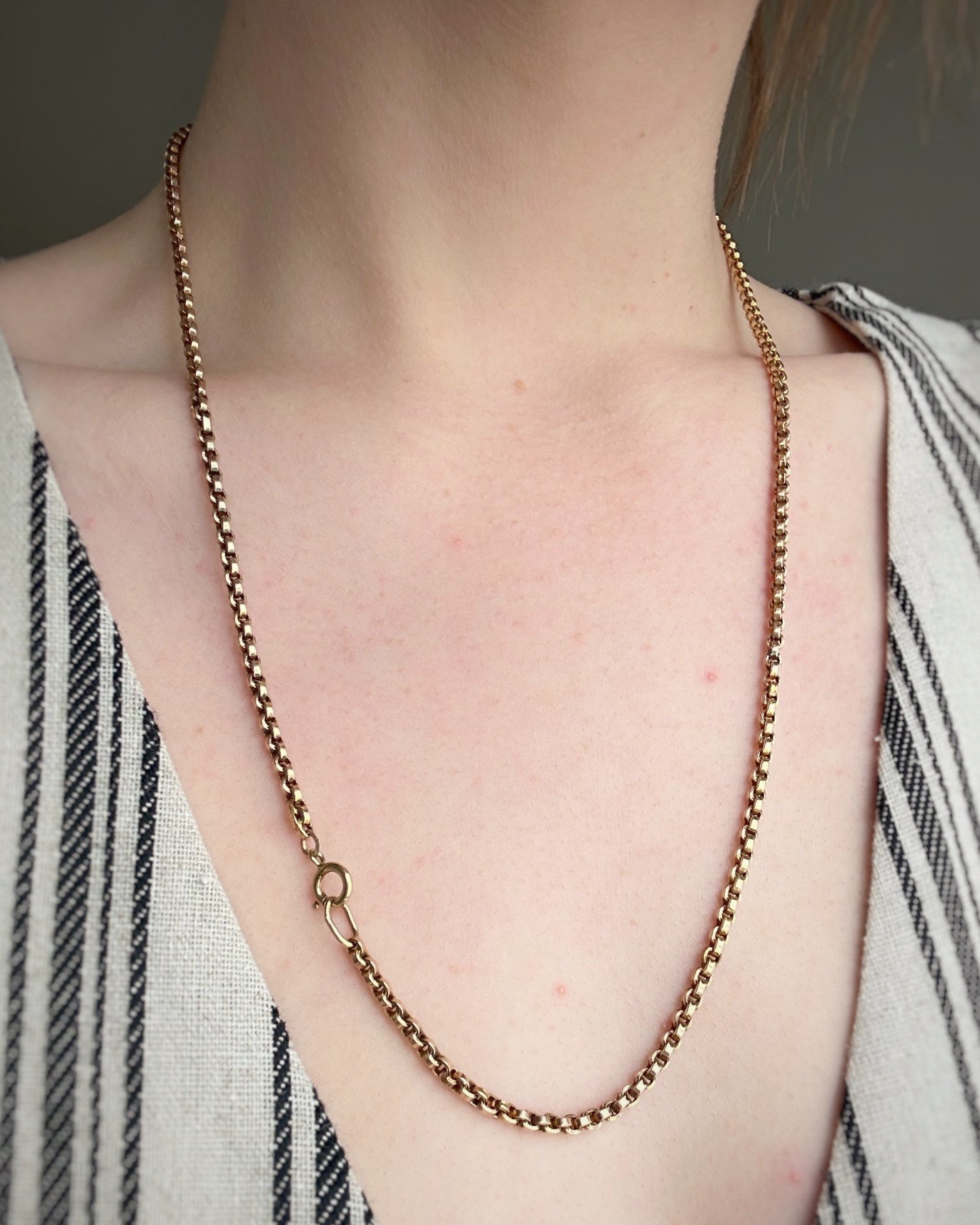 Antique Chunky Rolo Link (23")