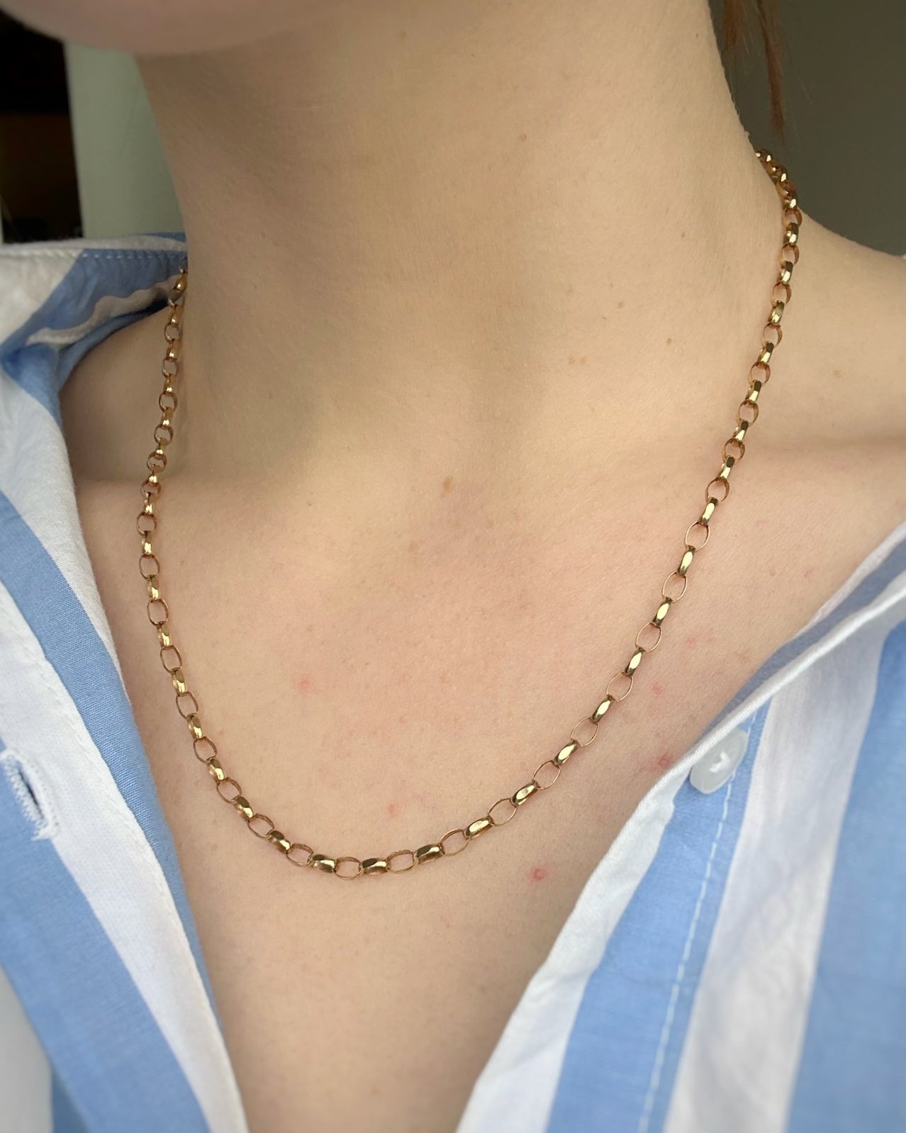 Vintage Faceted Oversize Belcher (18")