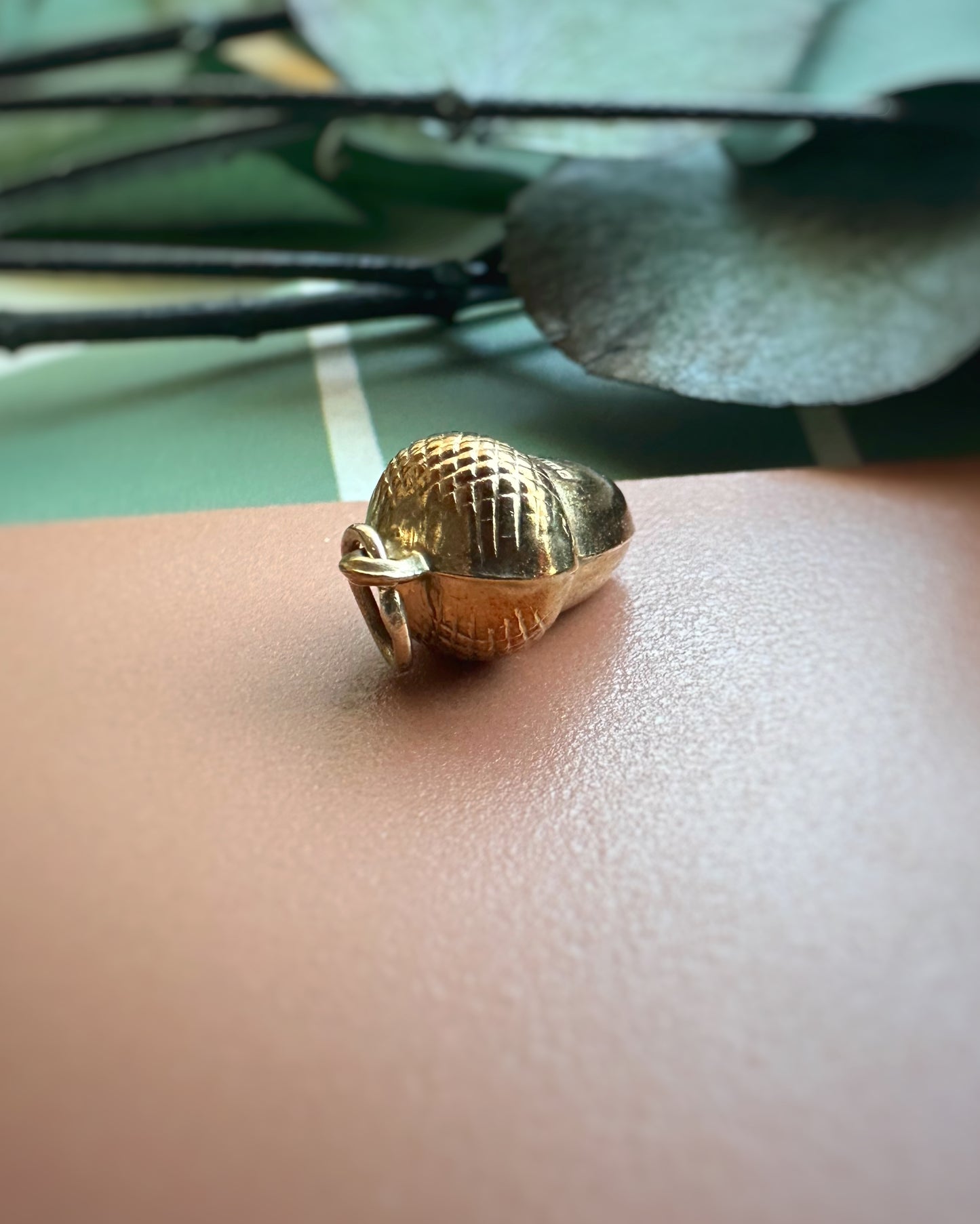 Mid-Century Lucky Acorn Charm