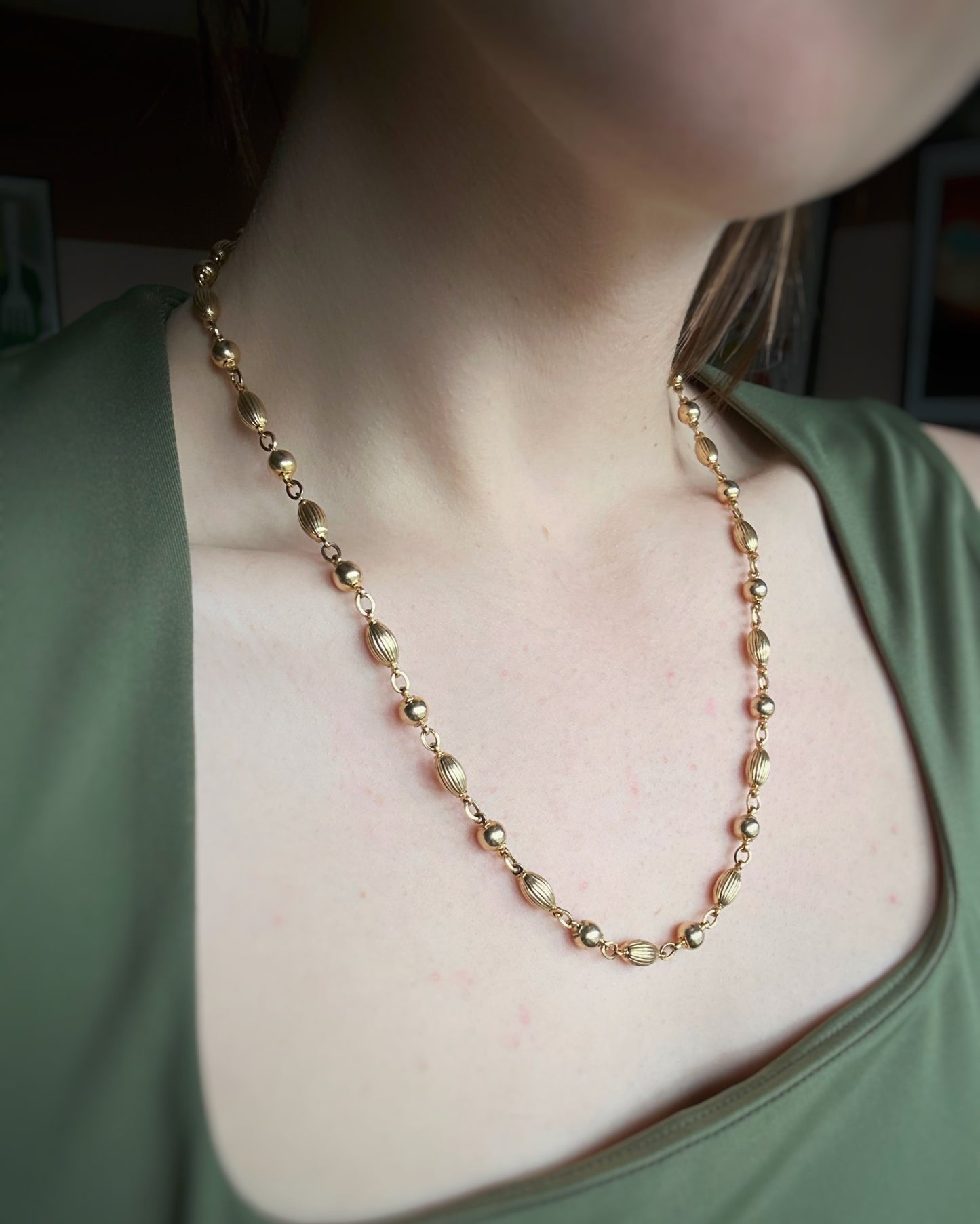 Vintage Unoaerre Iconically You Ball Chain (20")