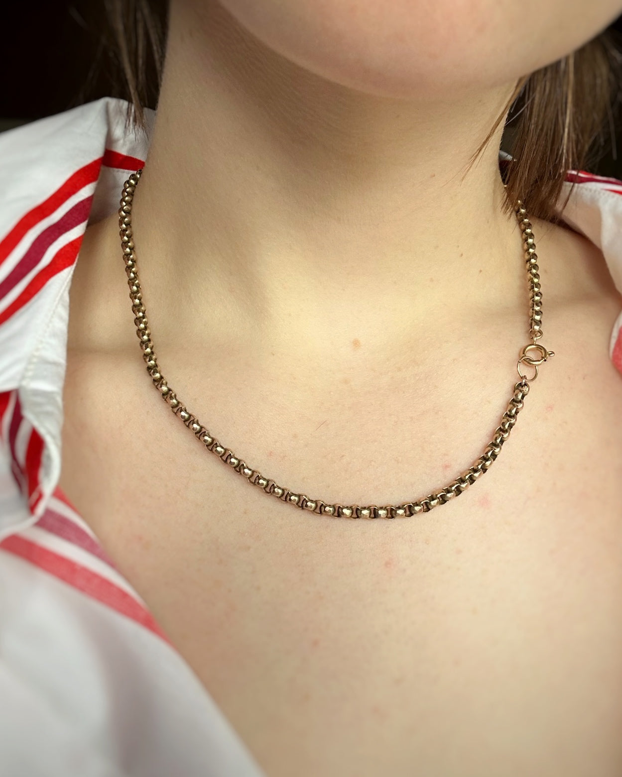 Antique Chunky Belcher Chain (17")
