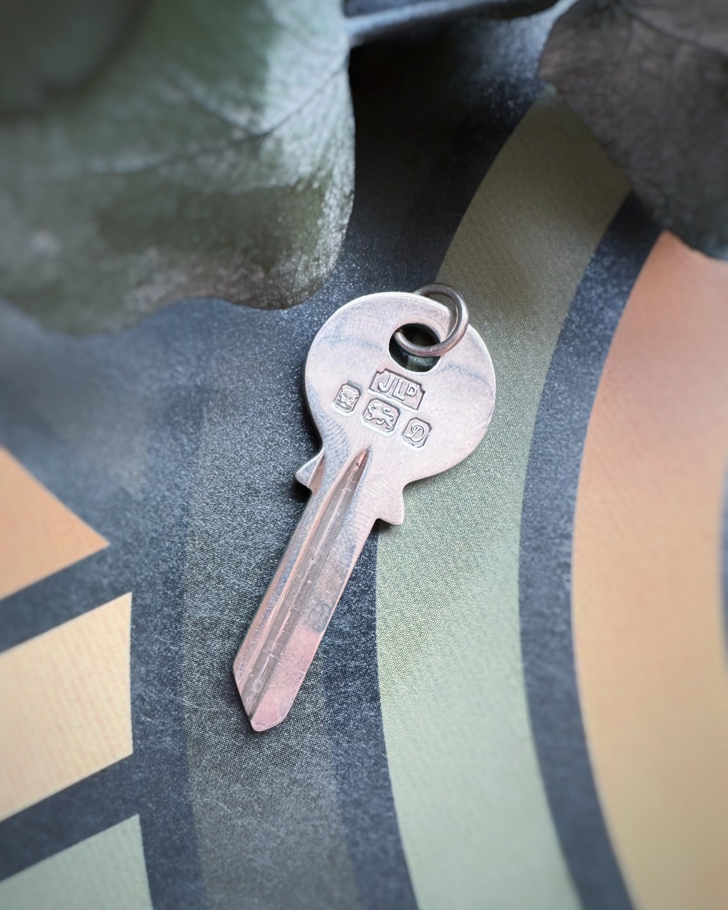 Vintage 1978 Giant Key Charm