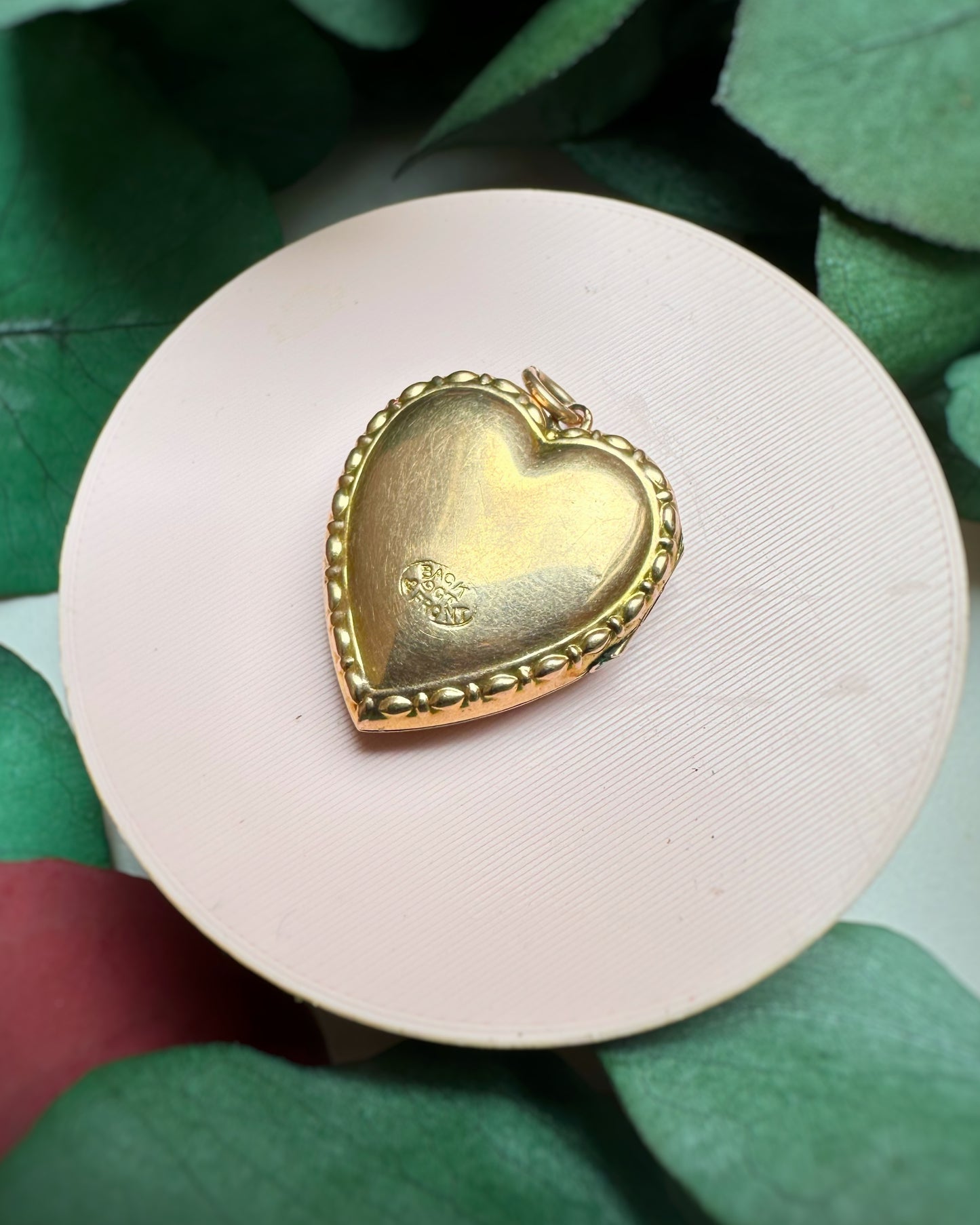 Antique Puffy Heart Locket