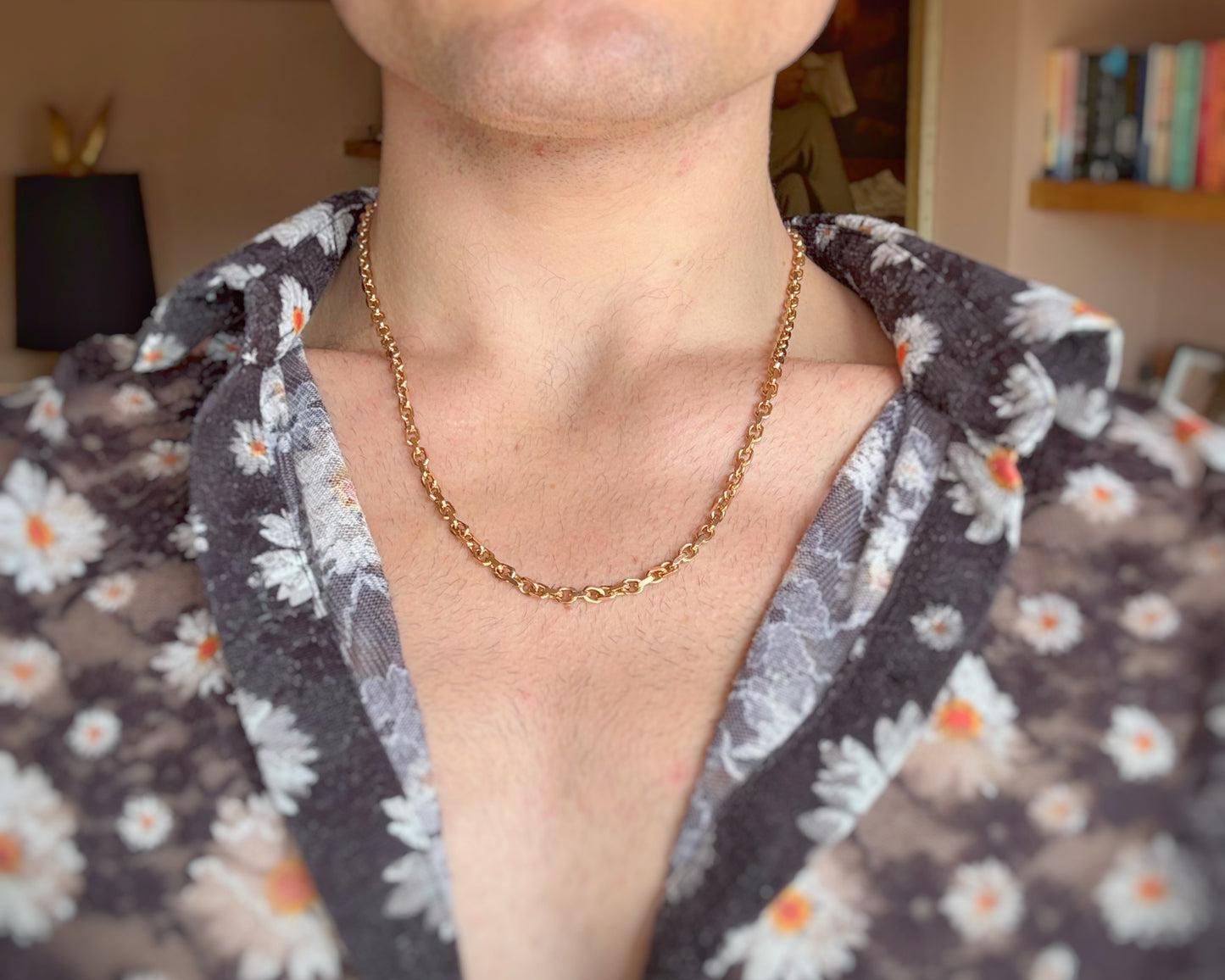 Vintage Chunky Designer Biker Chain (22")