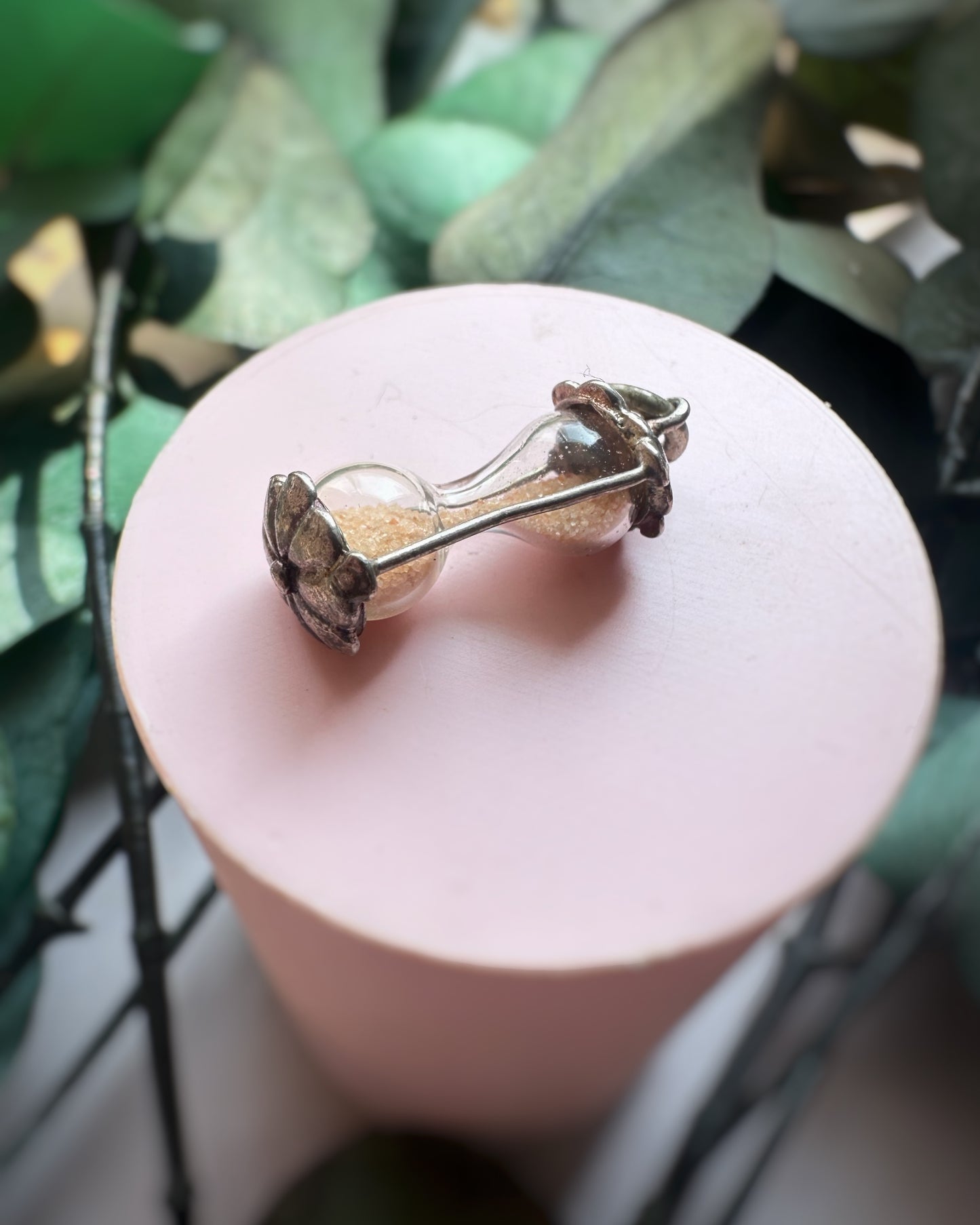 Antique Hourglass Charm