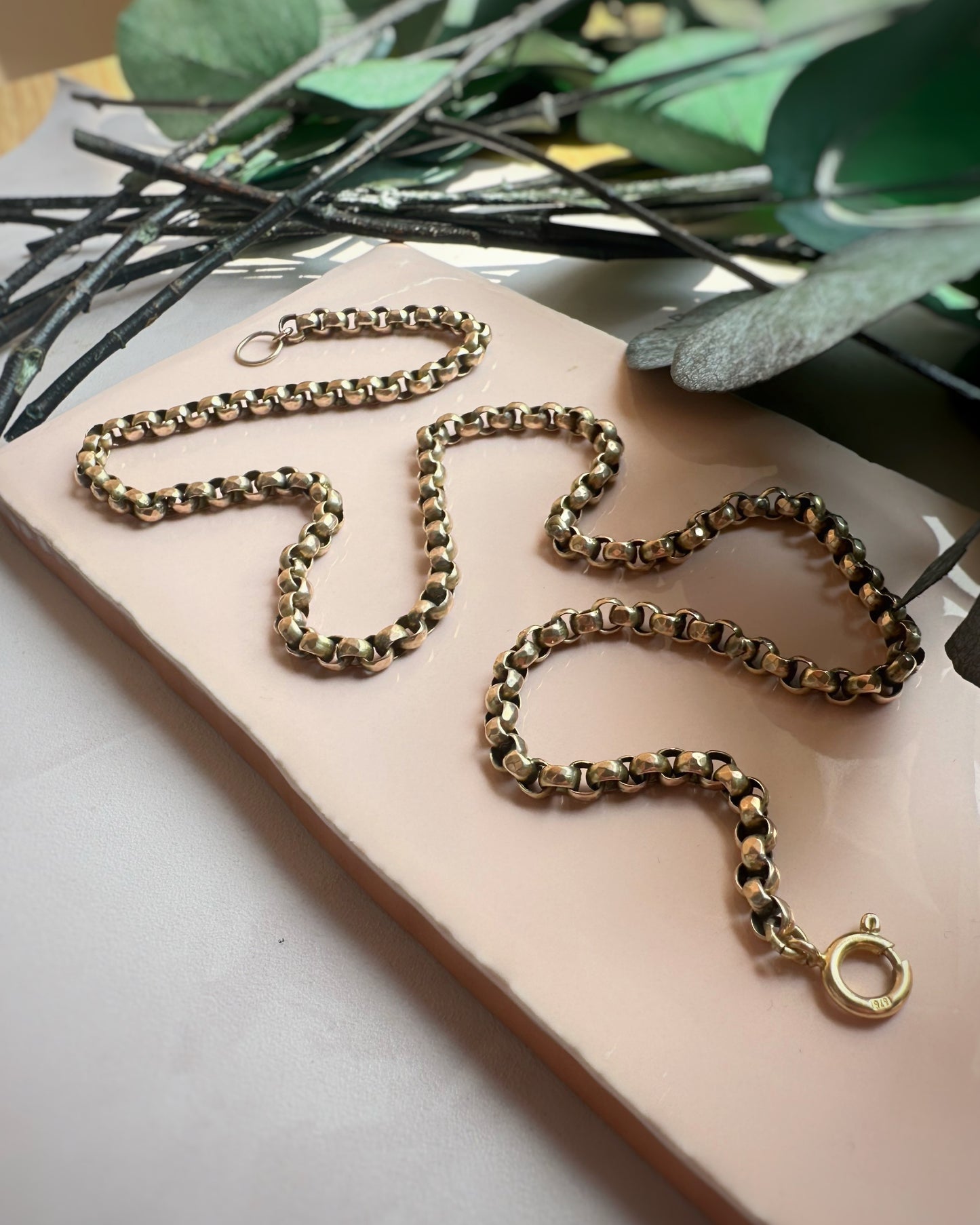 Antique Chunky Belcher Chain (17")