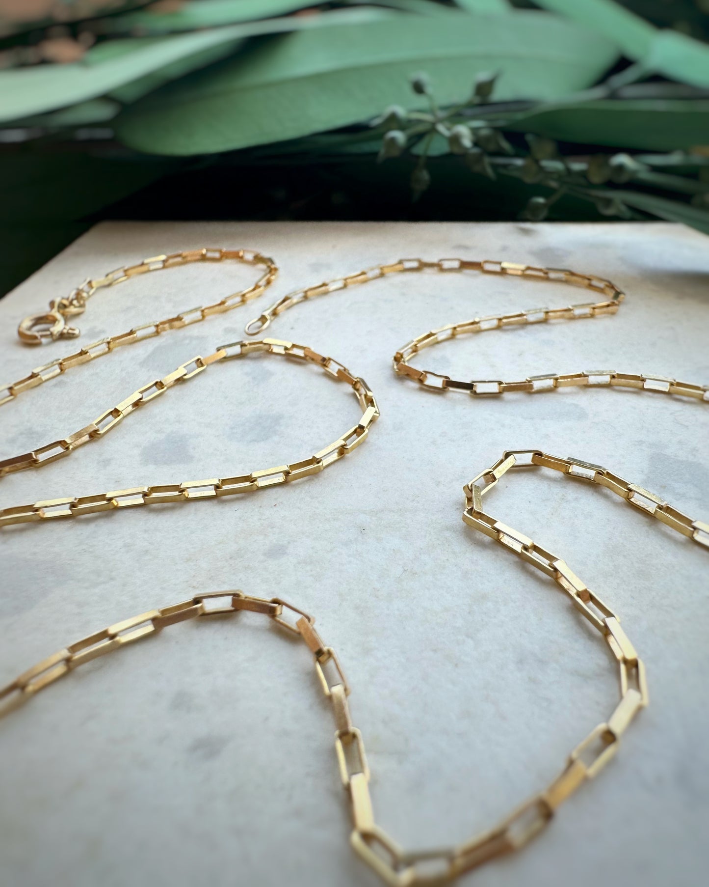 Vintage Paperclip Chain (19 +3/4")