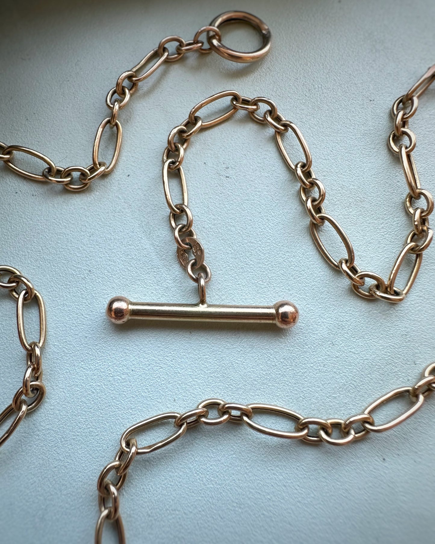 Vintage Trombone and Cable Toggle & T-Bar (18.5")