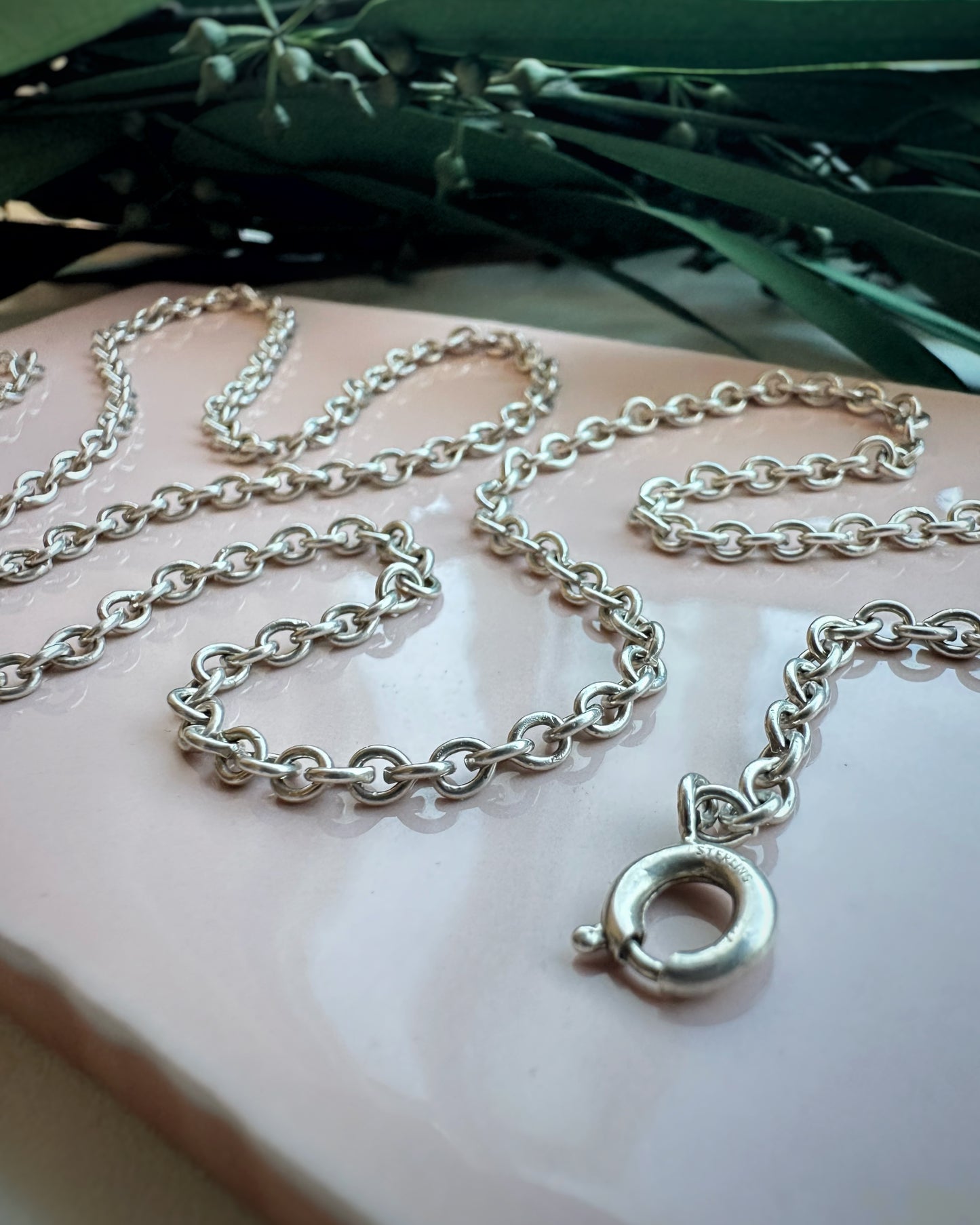 Vintage Mid-Weight Cable Chain (24")
