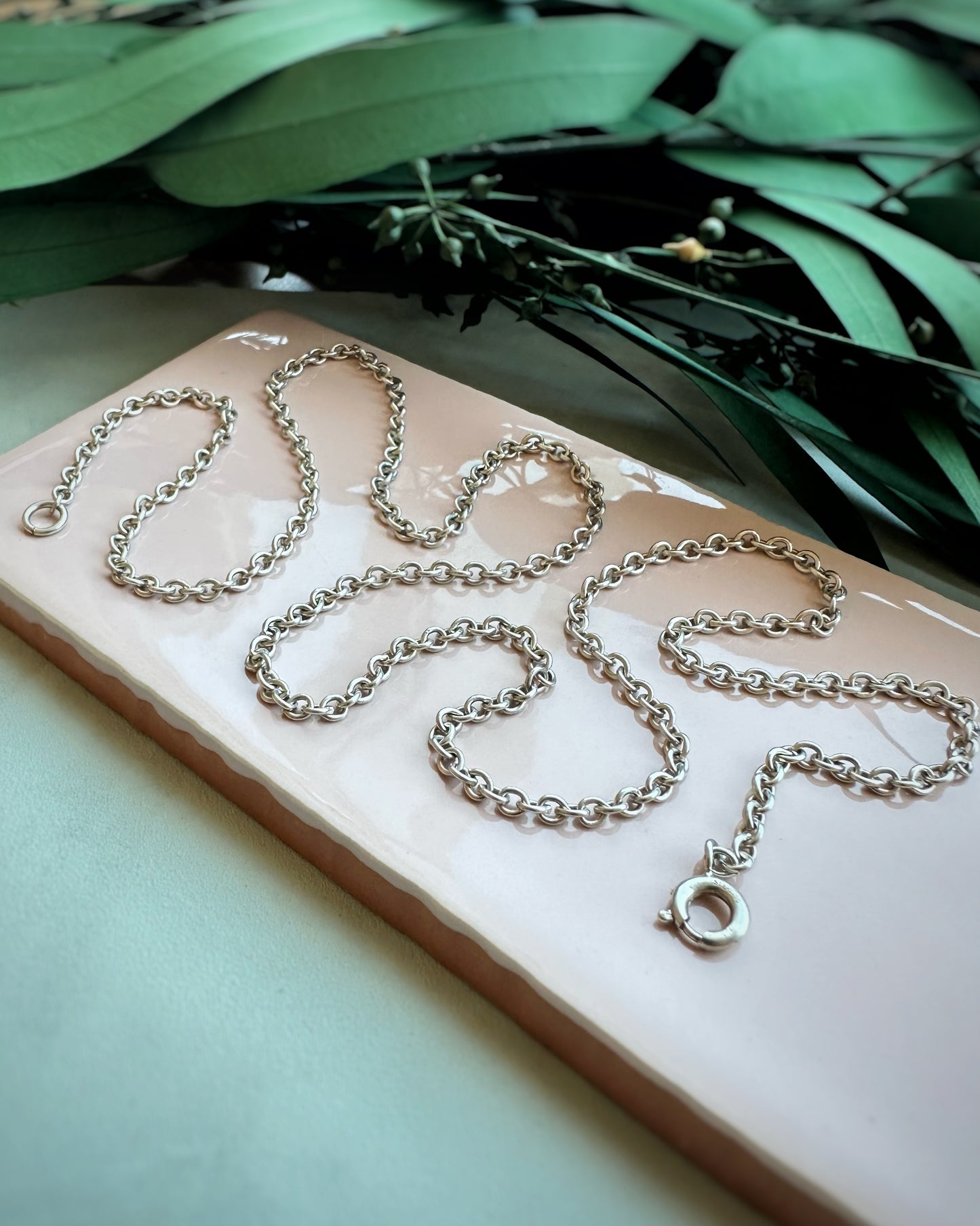 Vintage Mid-Weight Cable Chain (24")