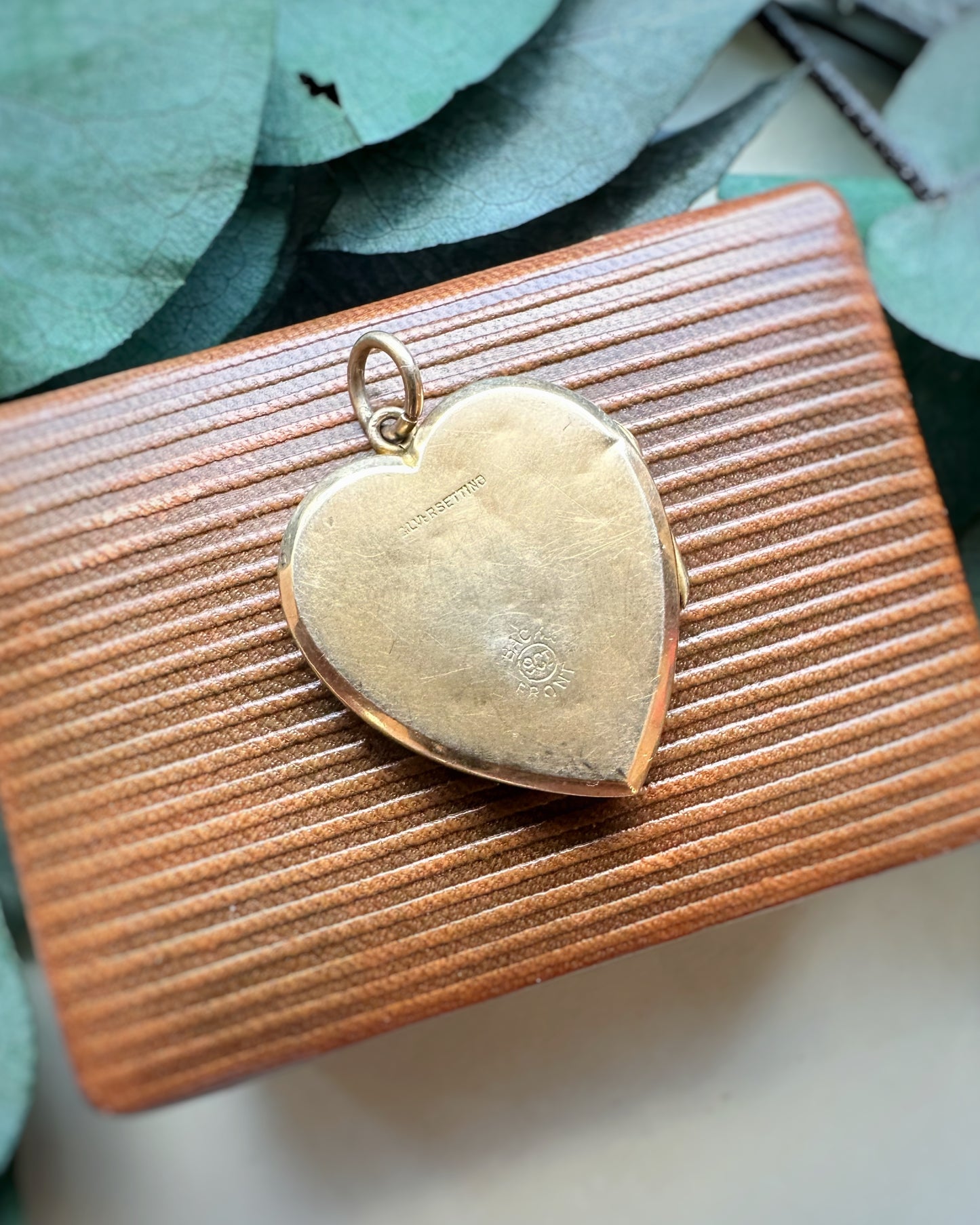 Mid-Century Oversized Heart Locket