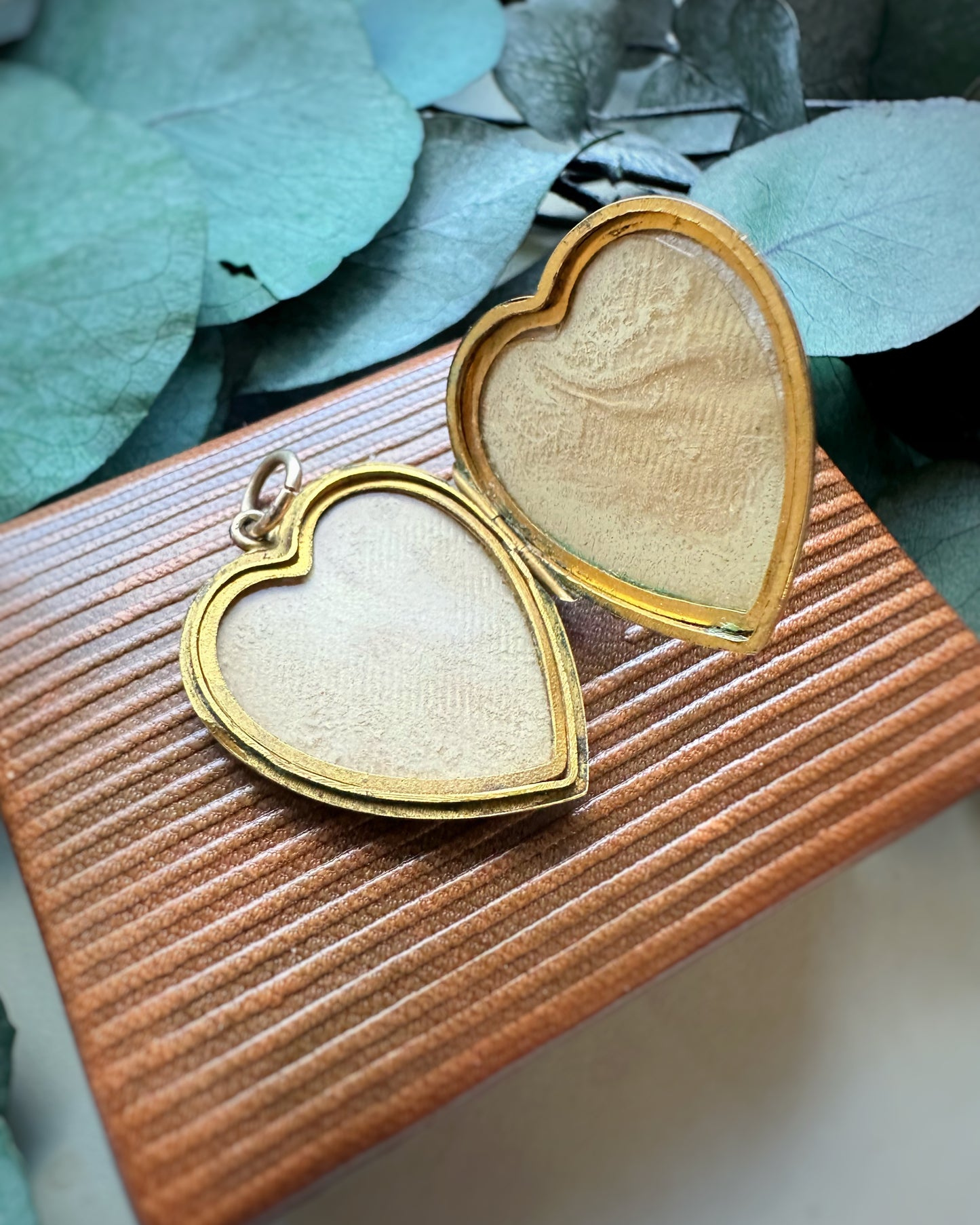 Mid-Century Oversized Heart Locket