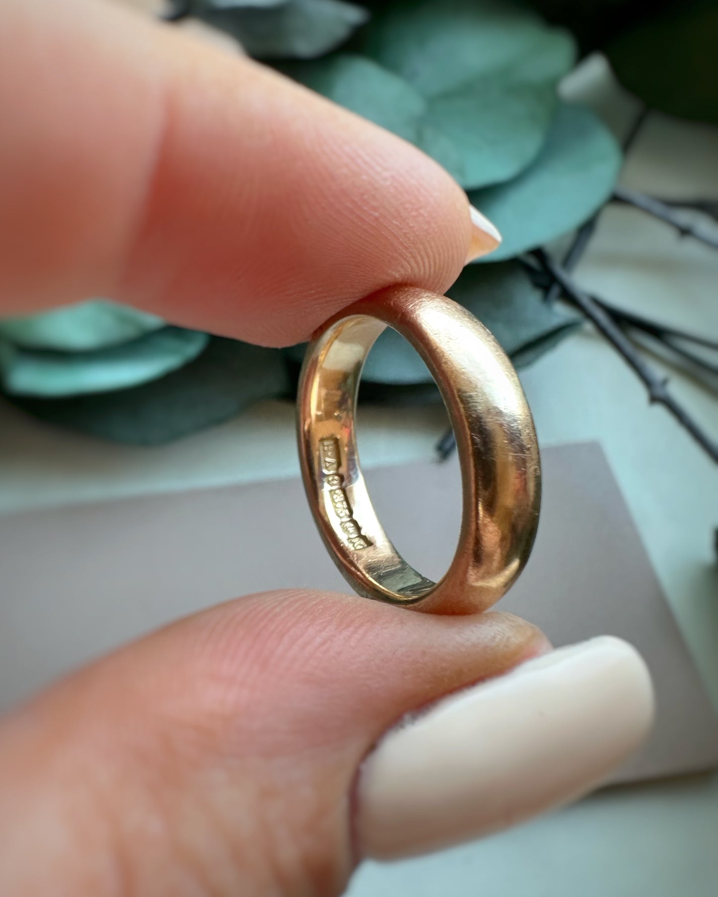 Vintage Chunky Wedding Band (M / 6.25)