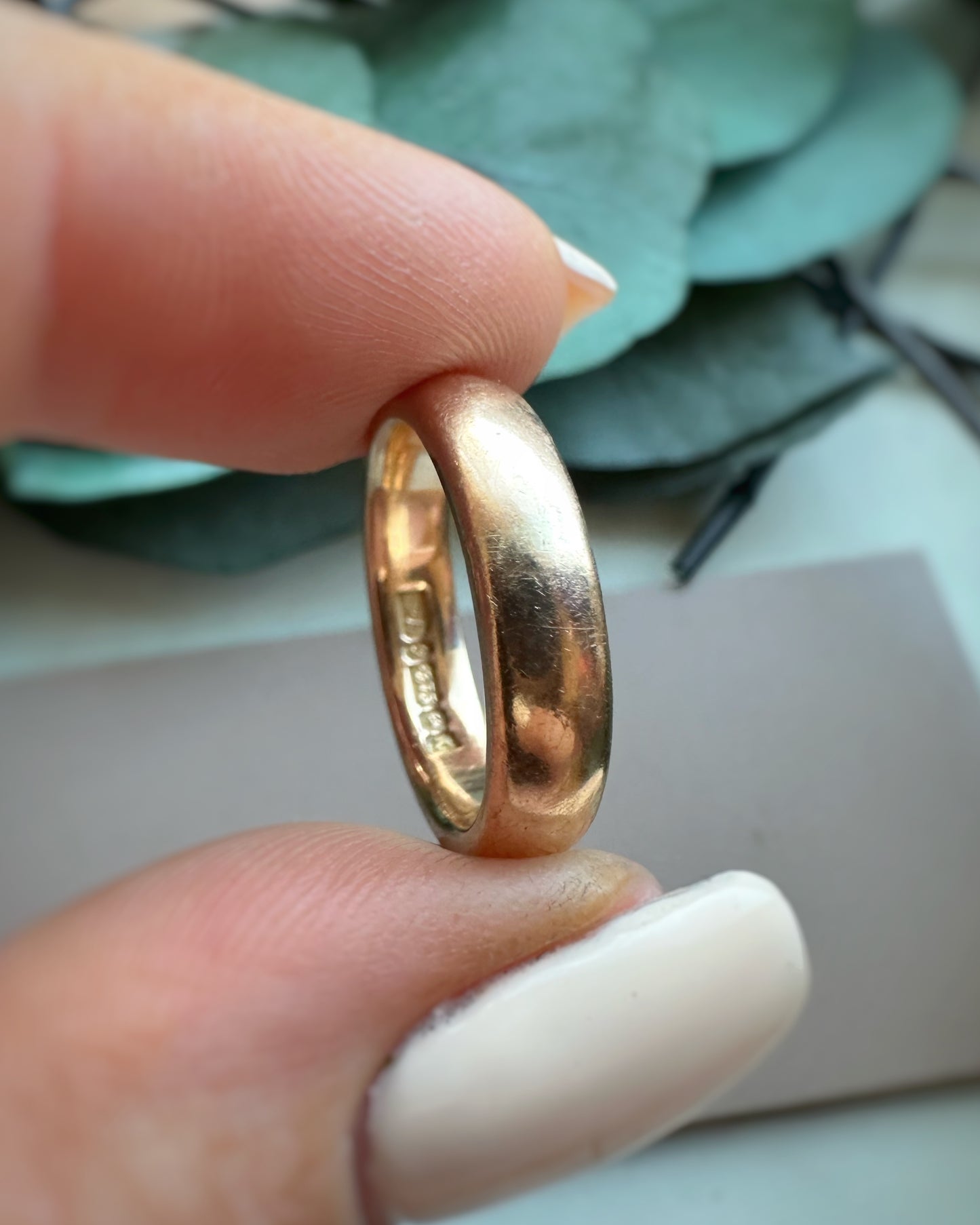 Vintage Chunky Wedding Band (M / 6.25)