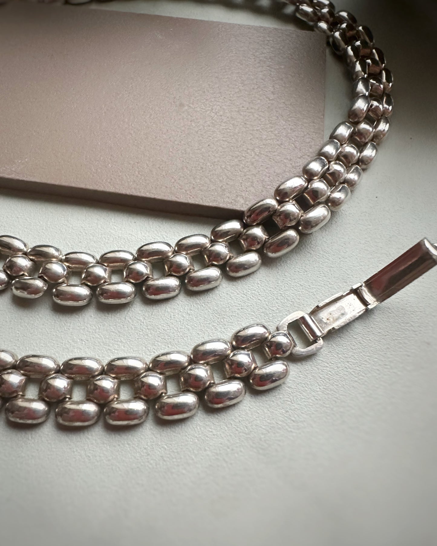 Vintage Panther Link Collar (15.5")