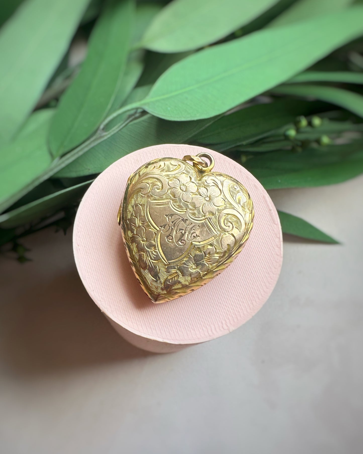 Antique Oversized & Puffy Heart Locket