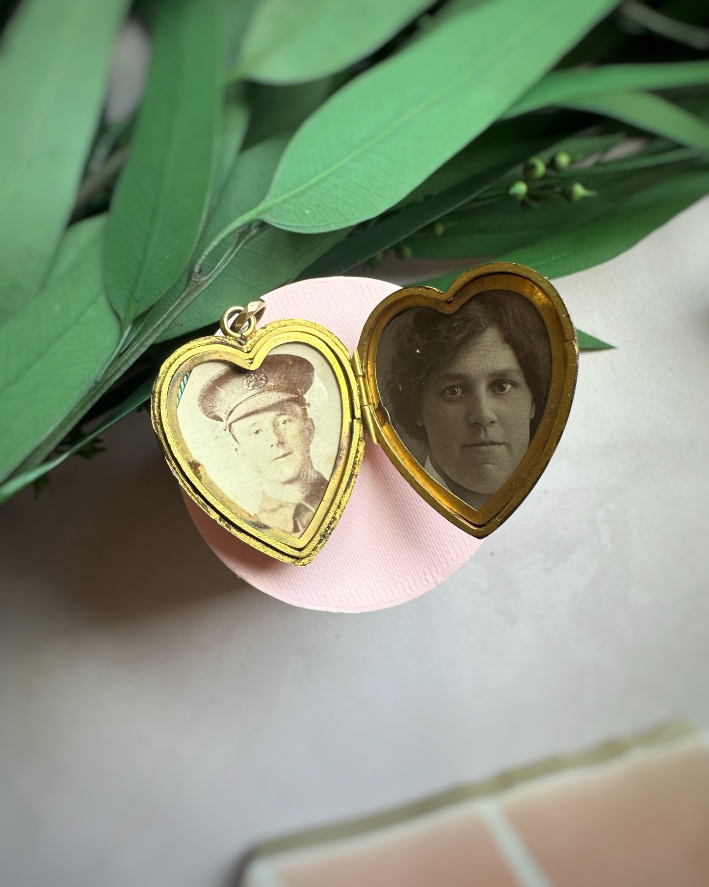 Antique Oversized & Puffy Heart Locket