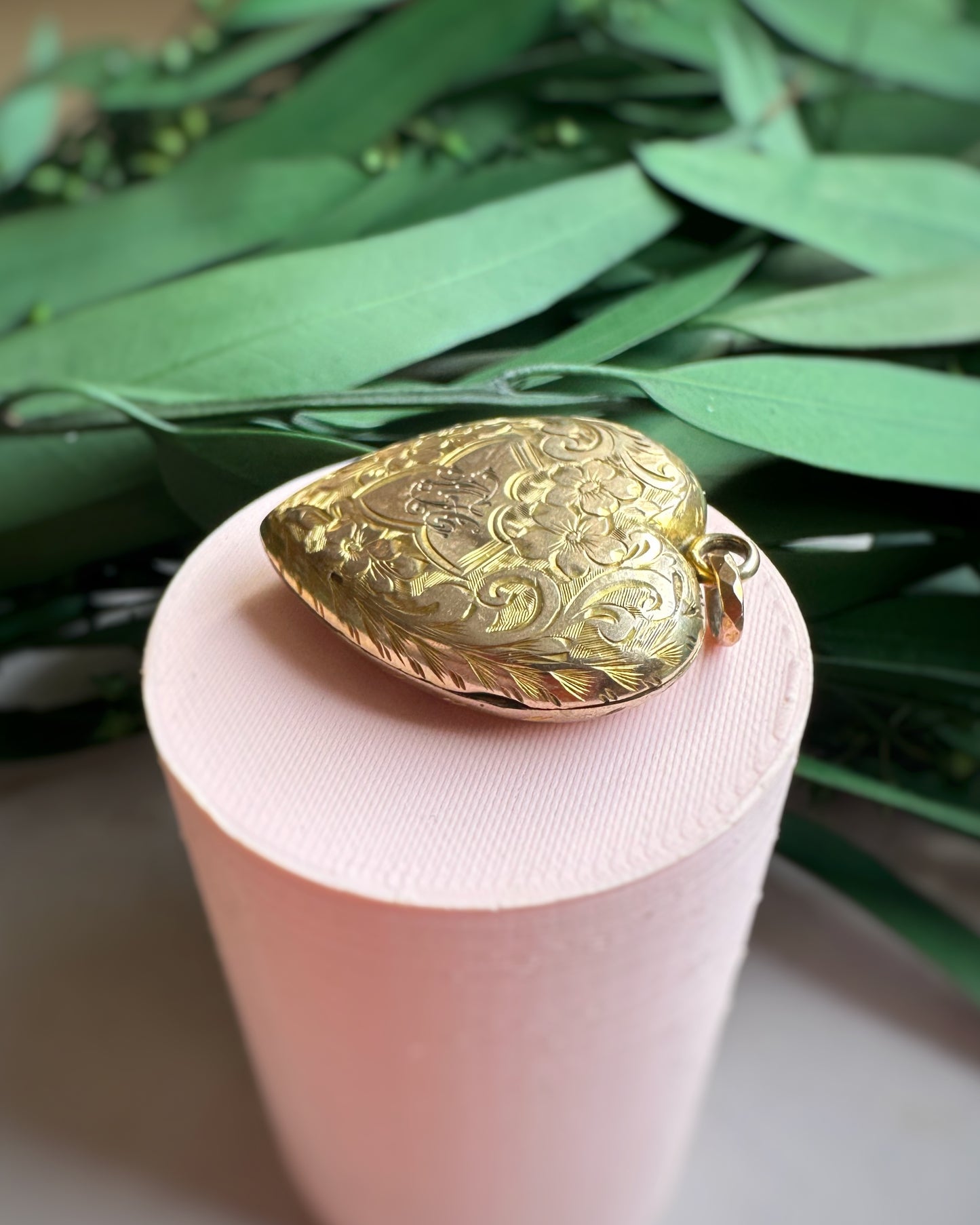 Antique Oversized & Puffy Heart Locket