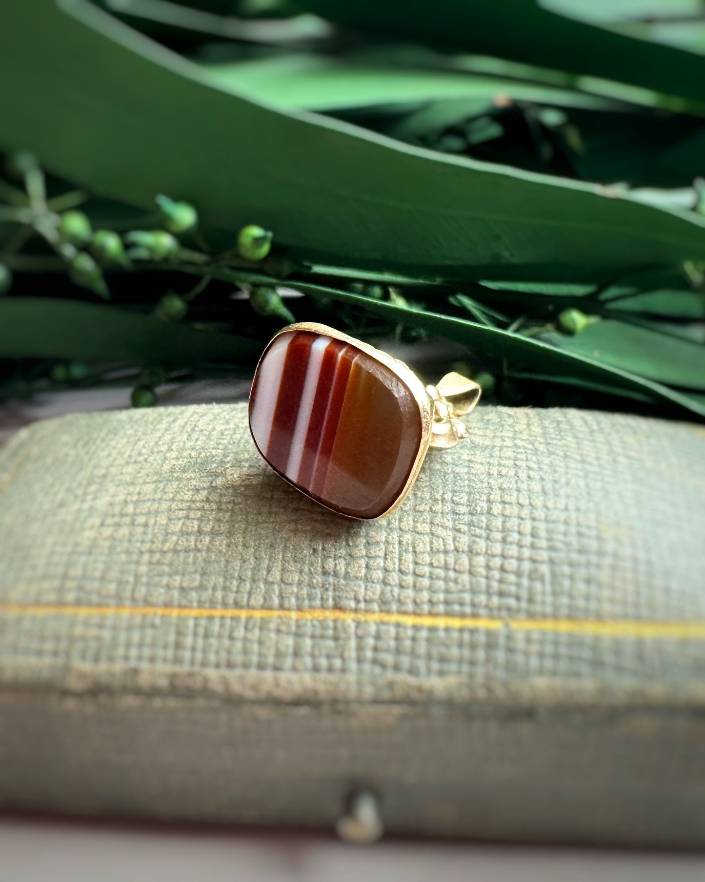 Vintage Reproduction Solid Gold Fob