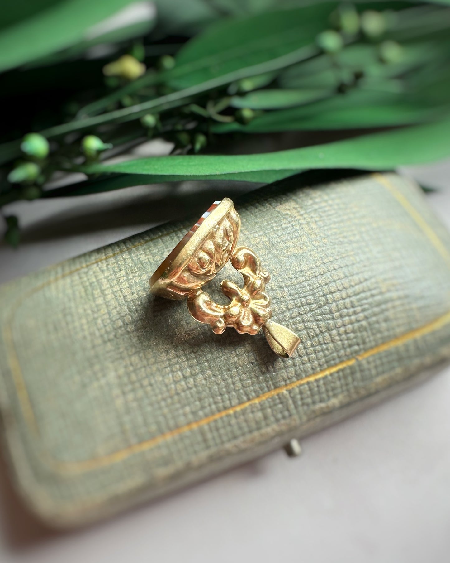 Vintage Reproduction Solid Gold Fob