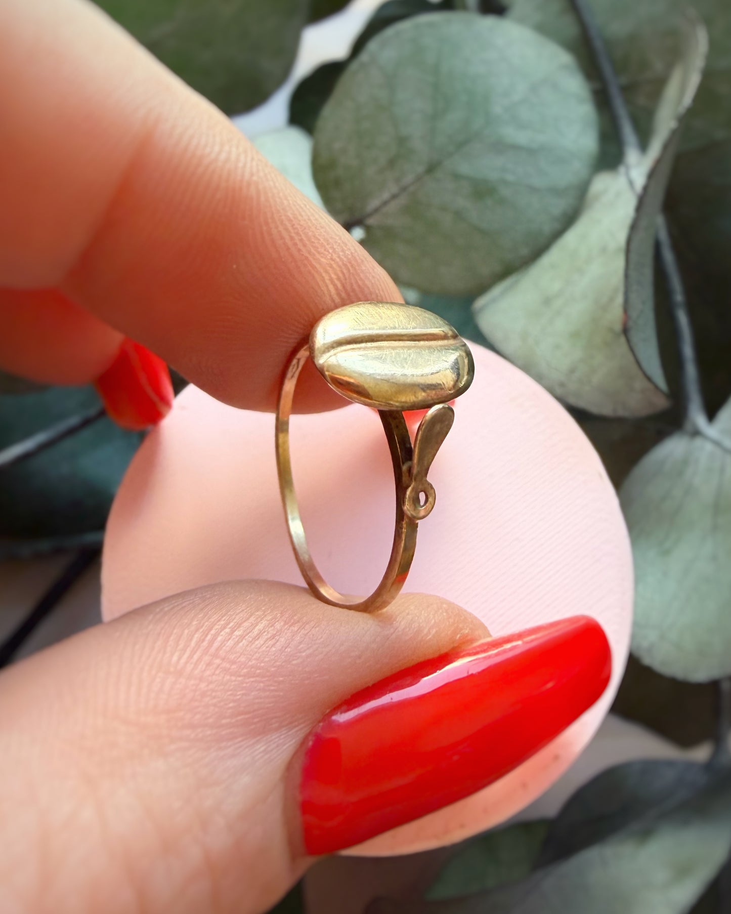 Vintage Coffee Bean Ring