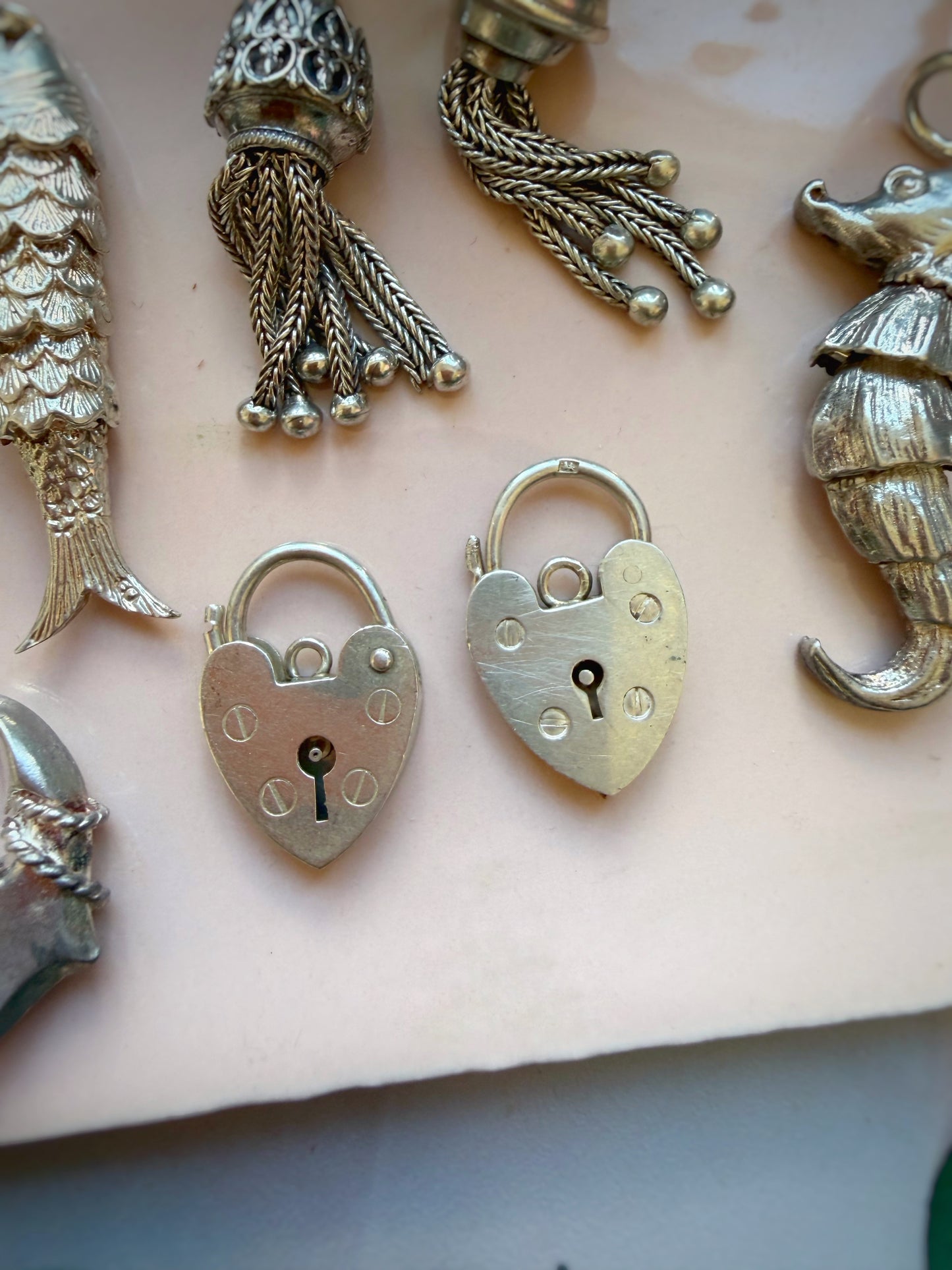 Chunky Silver Charms Collection