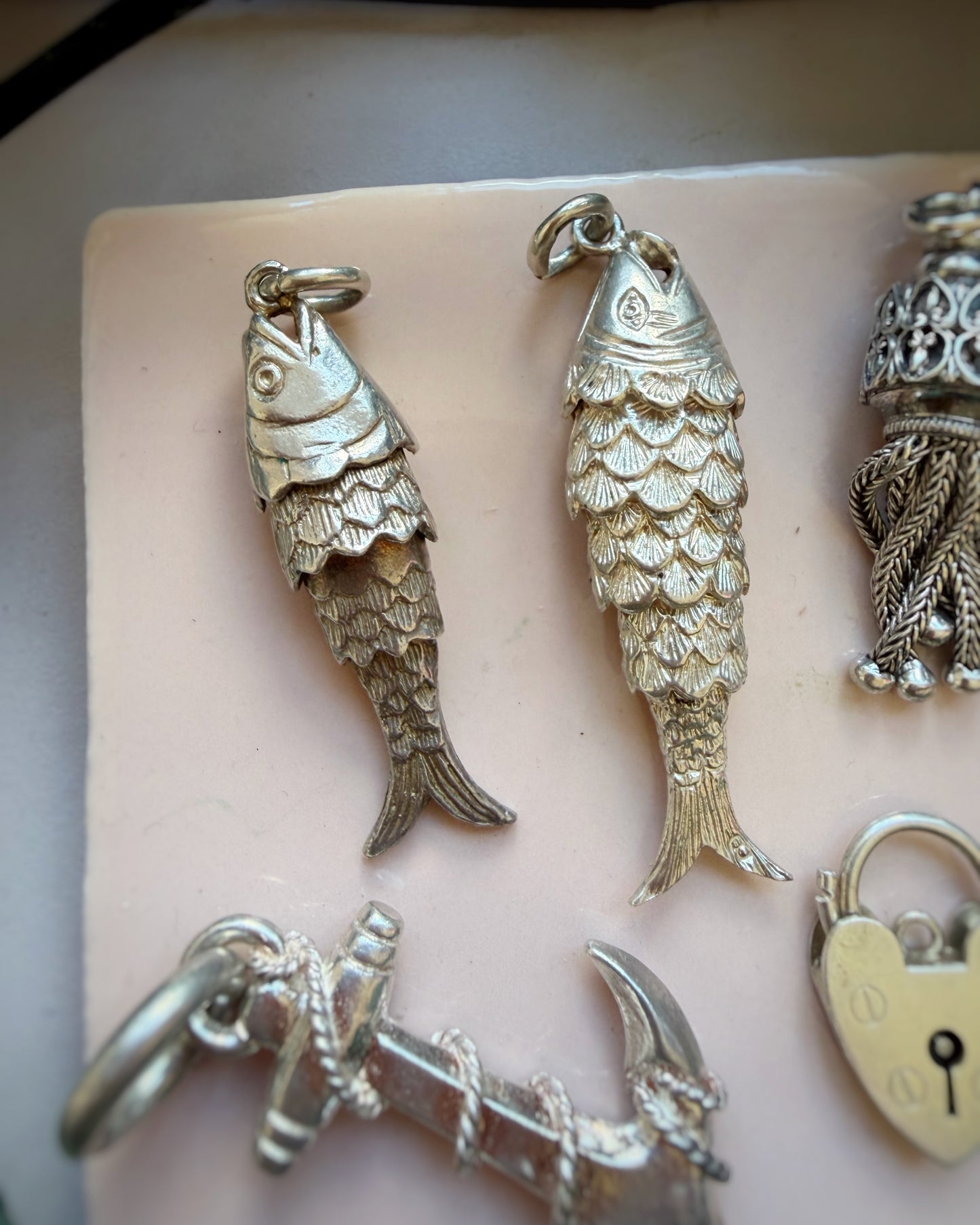 Chunky Silver Charms Collection