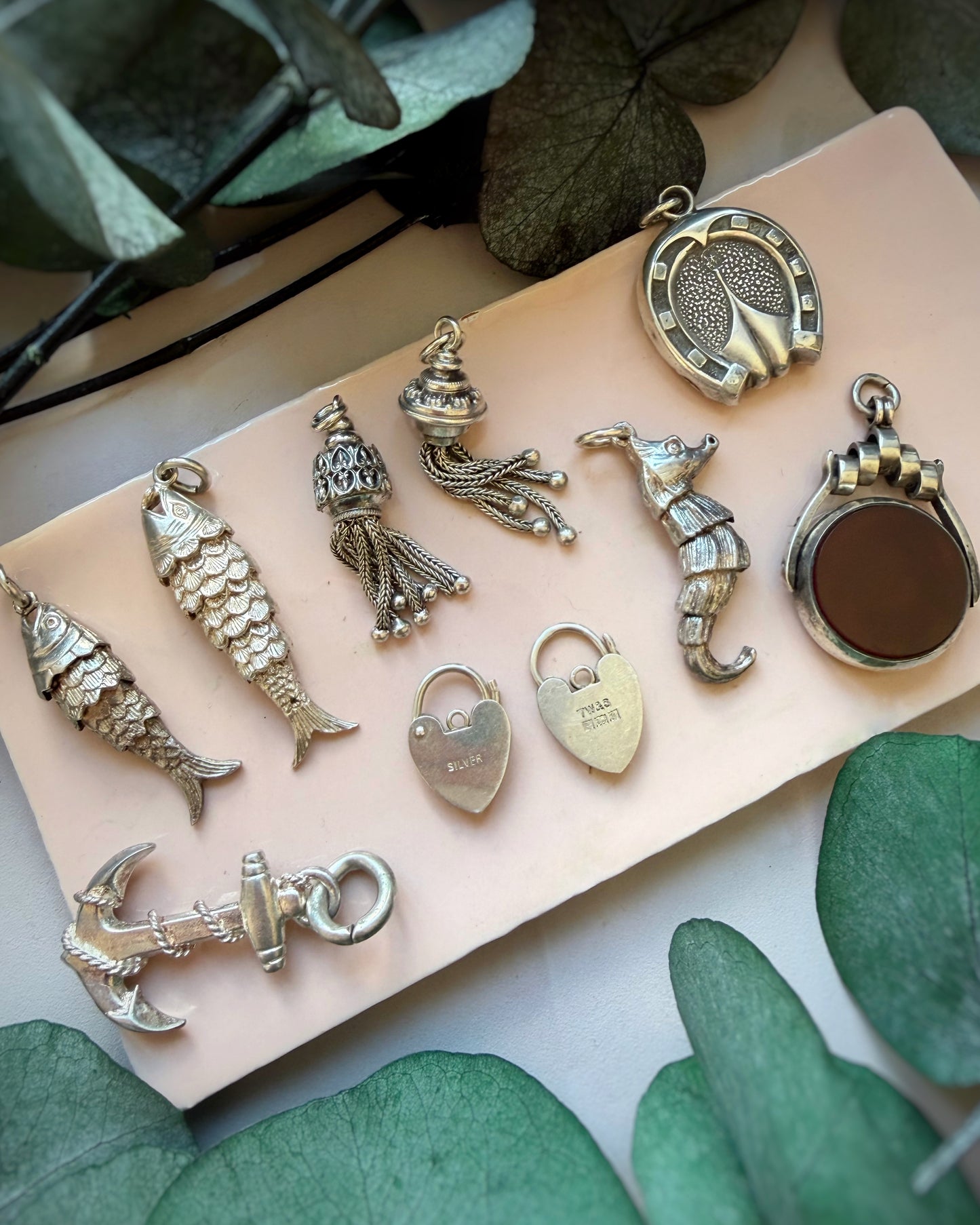 Chunky Silver Charms Collection