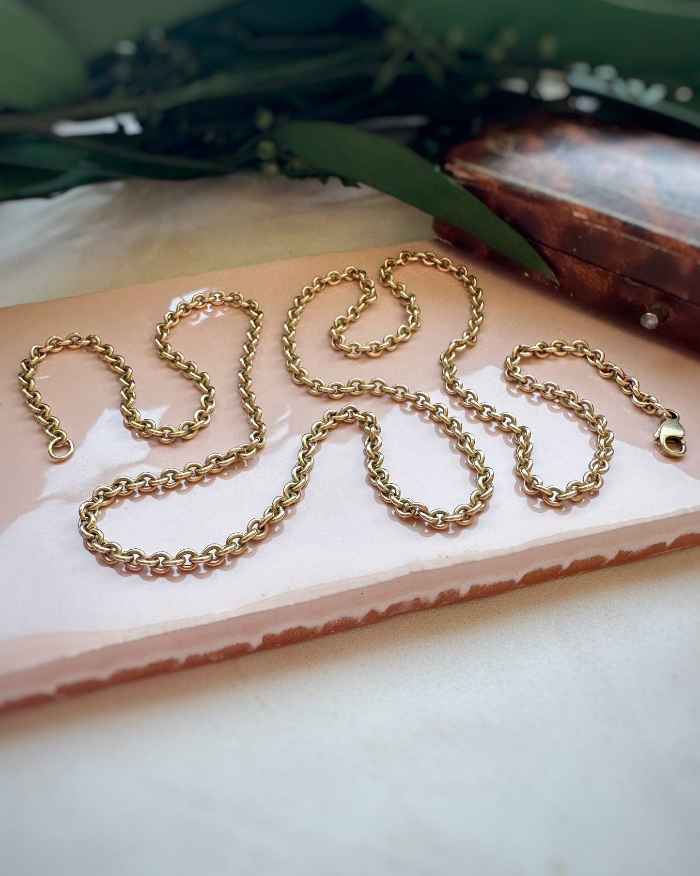 Vintage Extremely Wonderful Chunky Cable Chain (22.5")