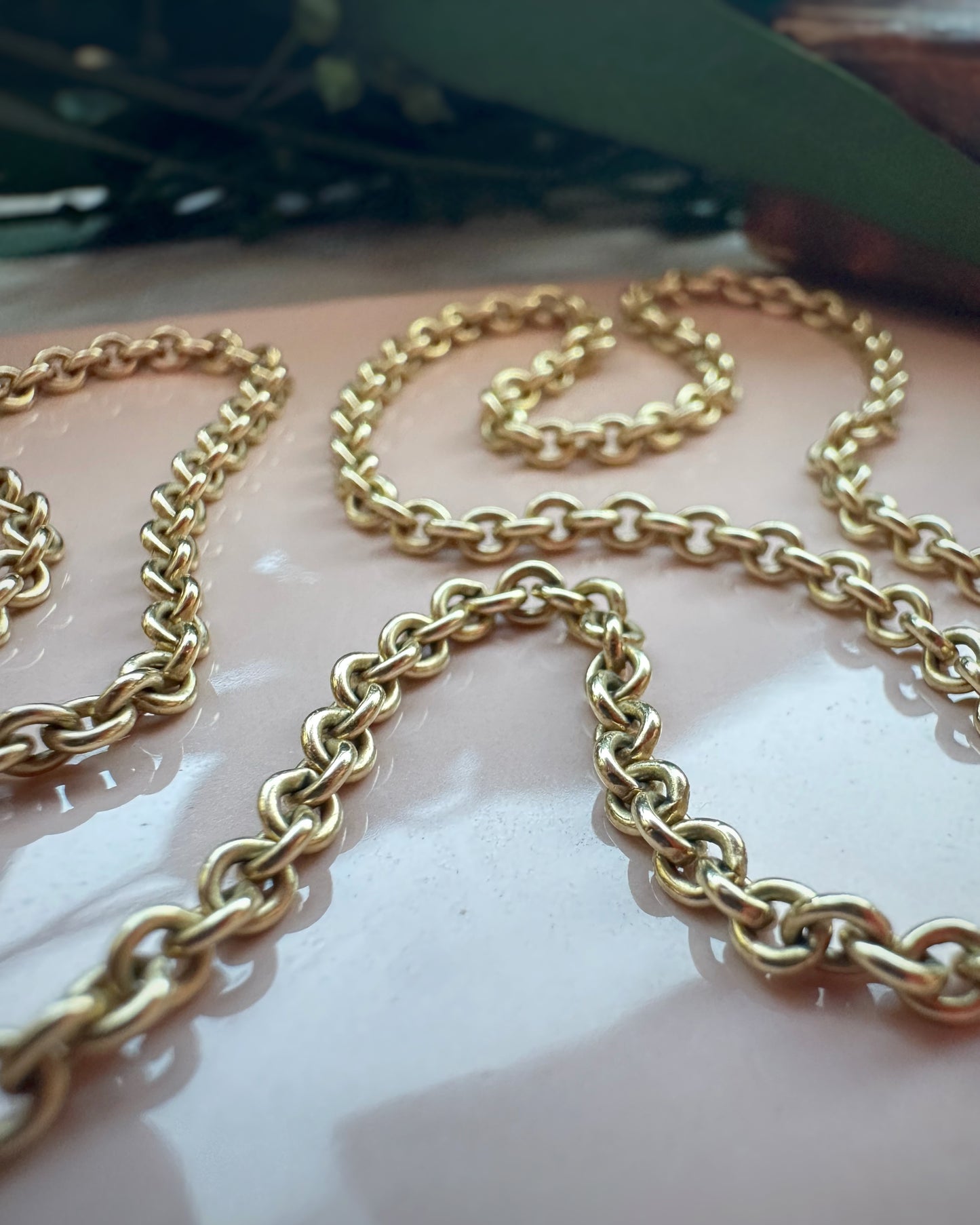 Vintage Extremely Wonderful Chunky Cable Chain (22.5")