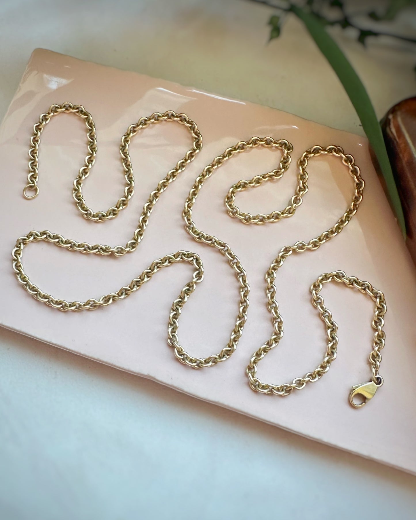Vintage Extremely Wonderful Chunky Cable Chain (22.5")