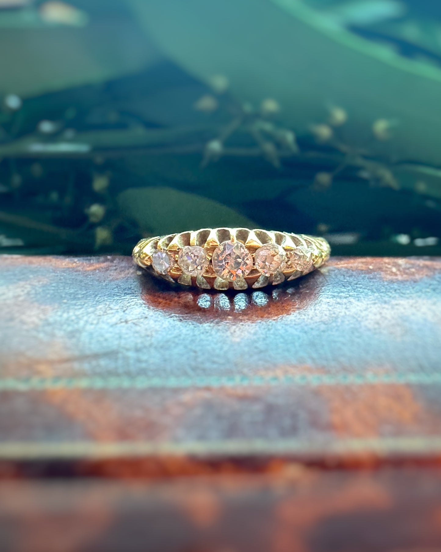 Antique 5-Stone Diamond Ring