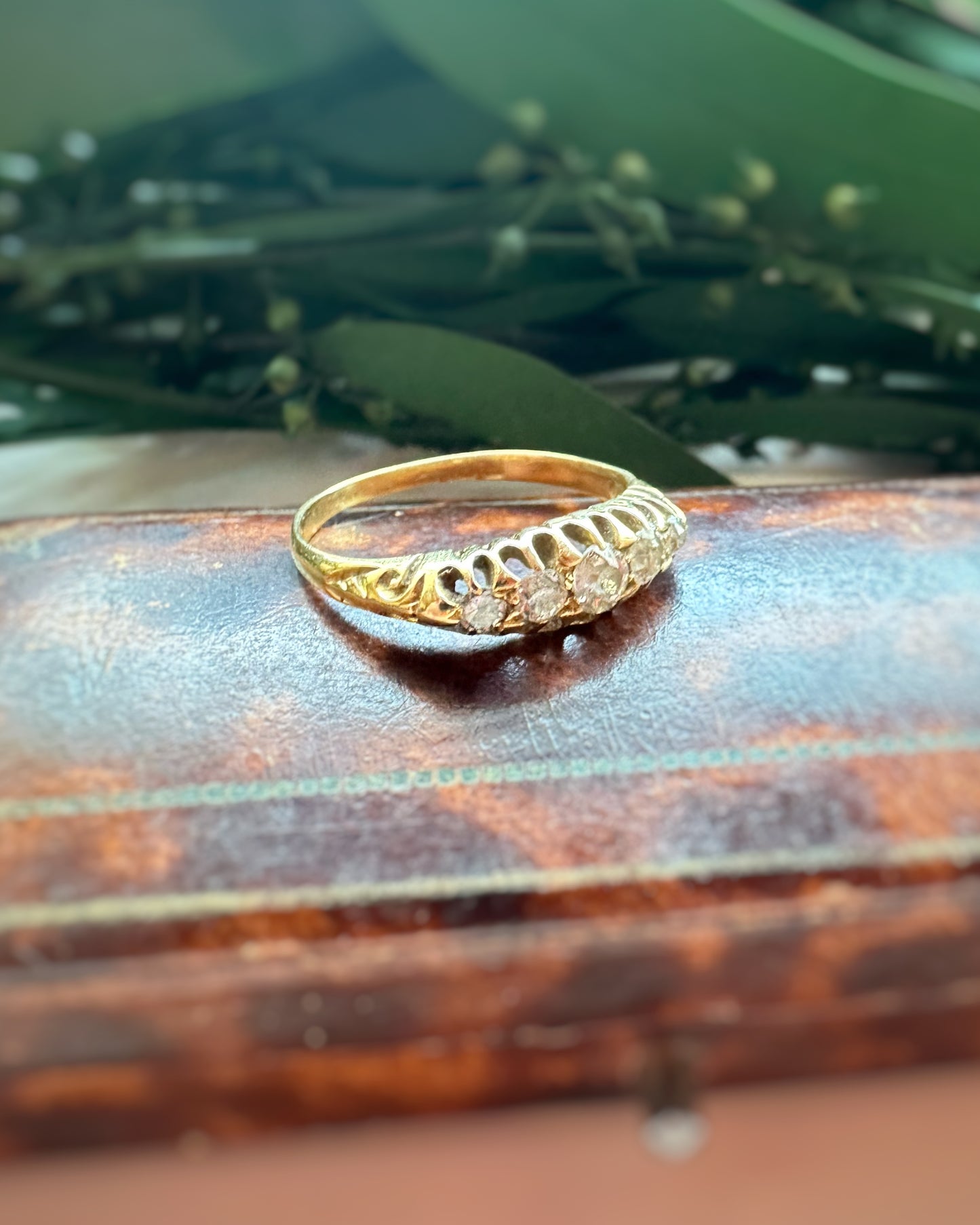 Antique 5-Stone Diamond Ring