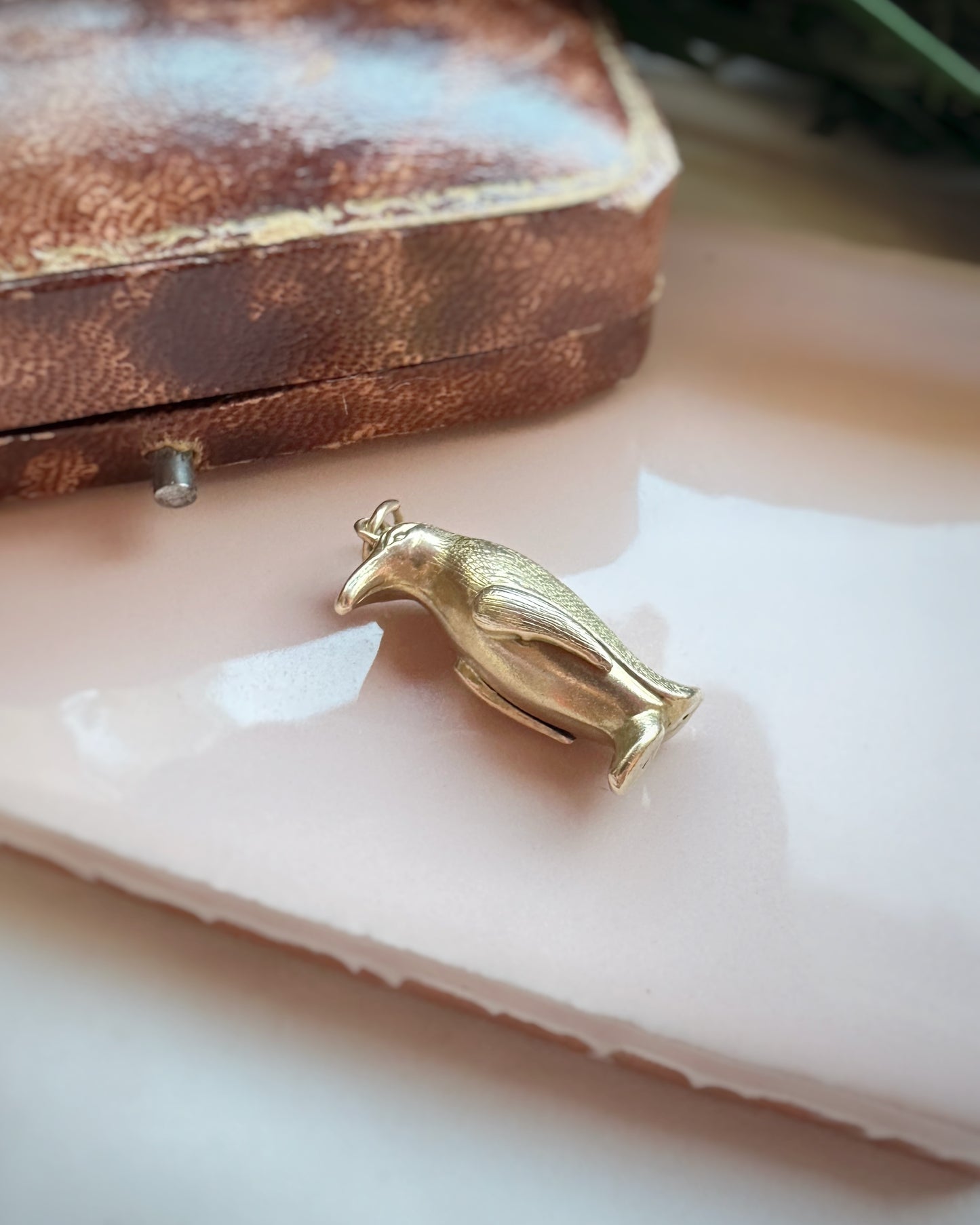 Vintage Emperor Penguin Charm