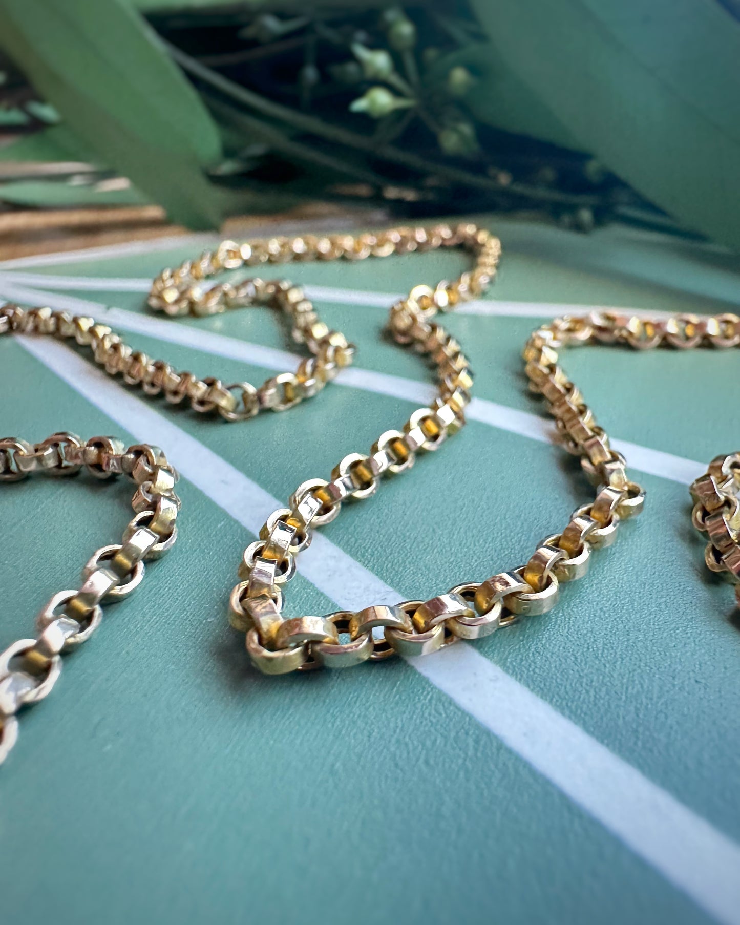Antique Rolo Link Chain (19")