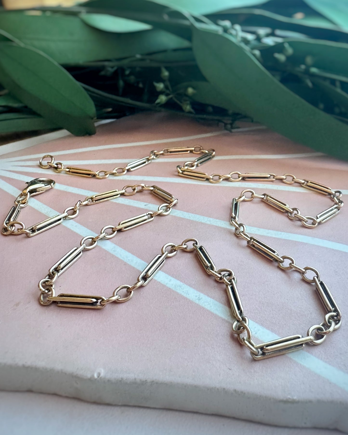 Vintage Double Trombone and Cable Link (20")