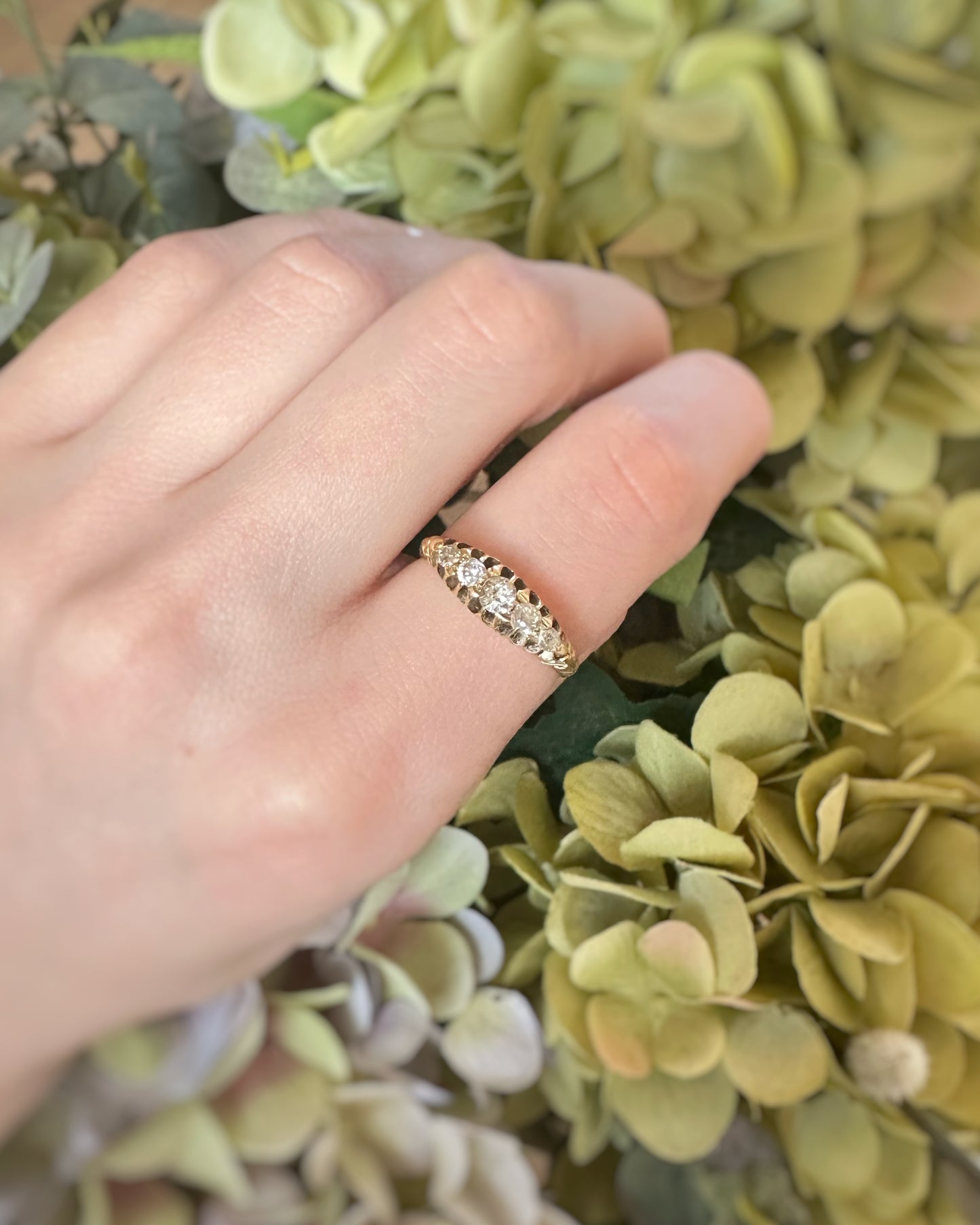 Antique 5-Stone Diamond Ring