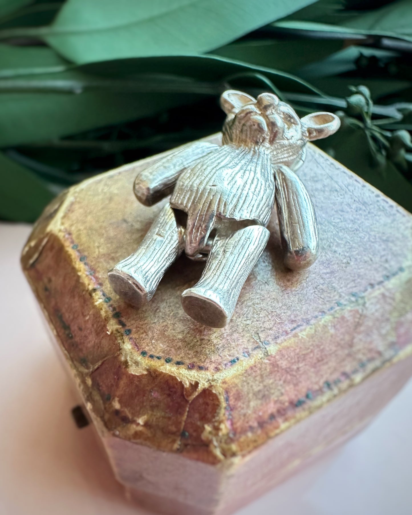 Vintage Chunky Articulated Teddy Bear