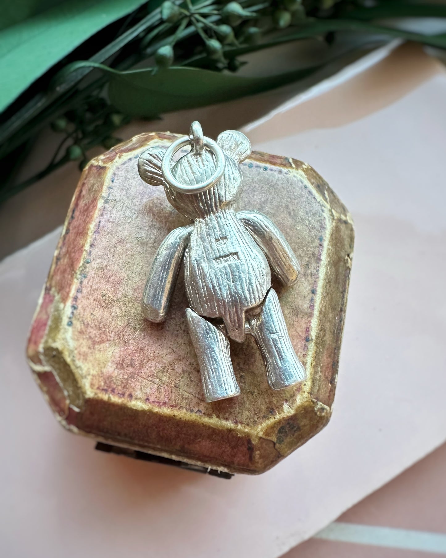 Vintage Chunky Articulated Teddy Bear