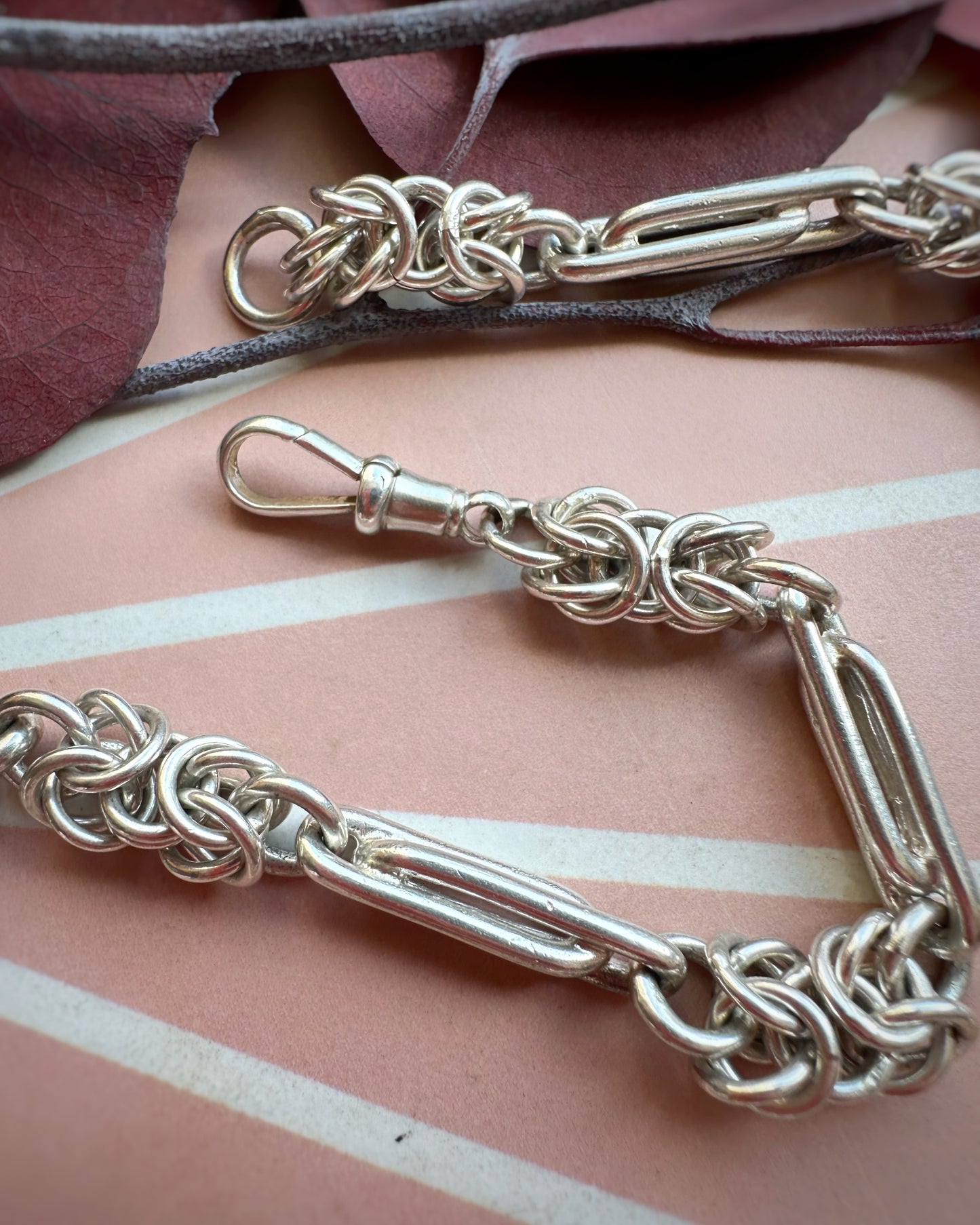 Vintage Ultra Chunky Double Trombone and Fancy Lovers Knot (18")