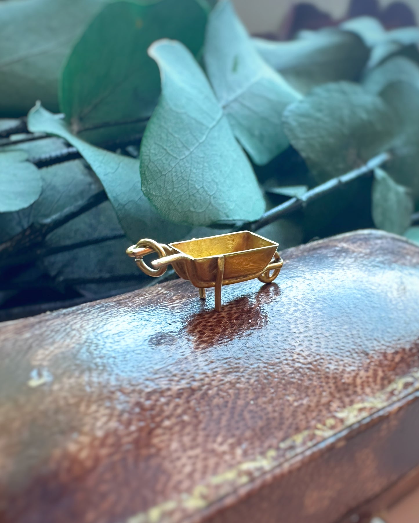 Vintage Wheelbarrow Charm